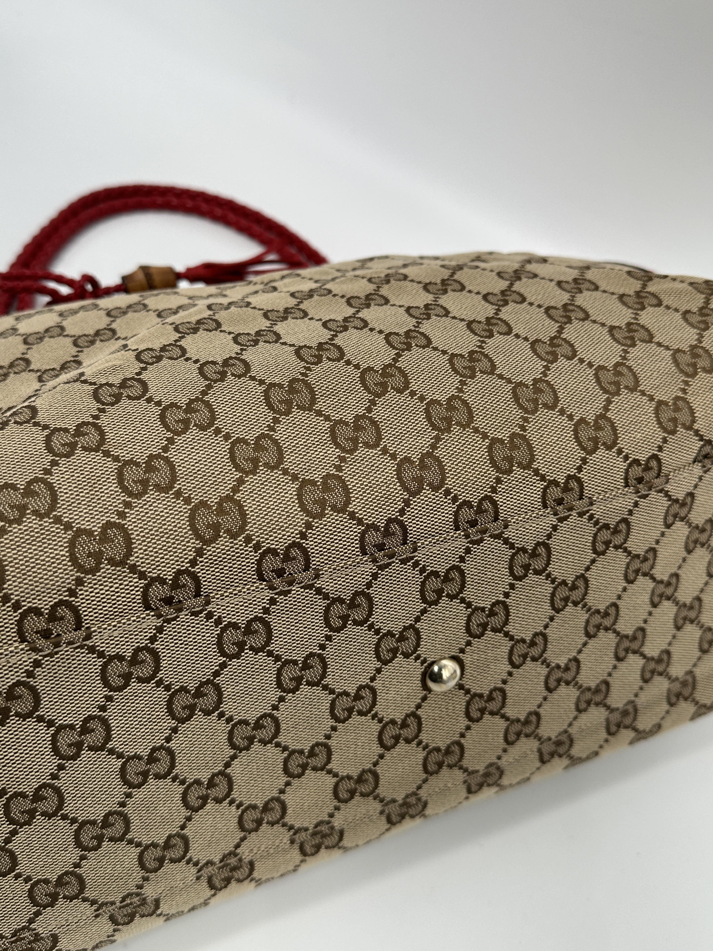 Pre-owned GUCCI canvas Tote Bags GG Bella Tote Bag JC204GG
