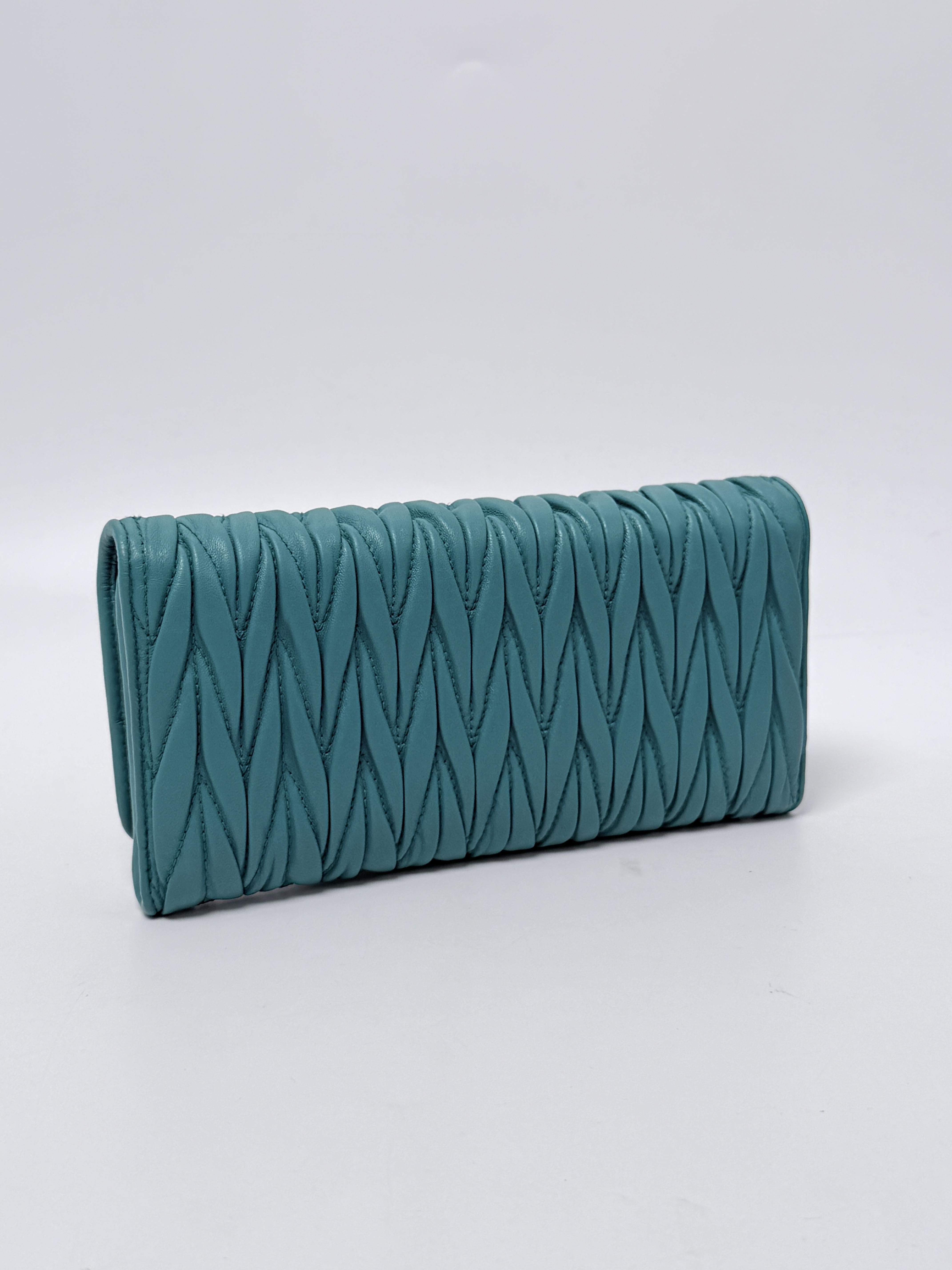 Matelasse Nappa Continental Flap Long Wallet JD1602MM