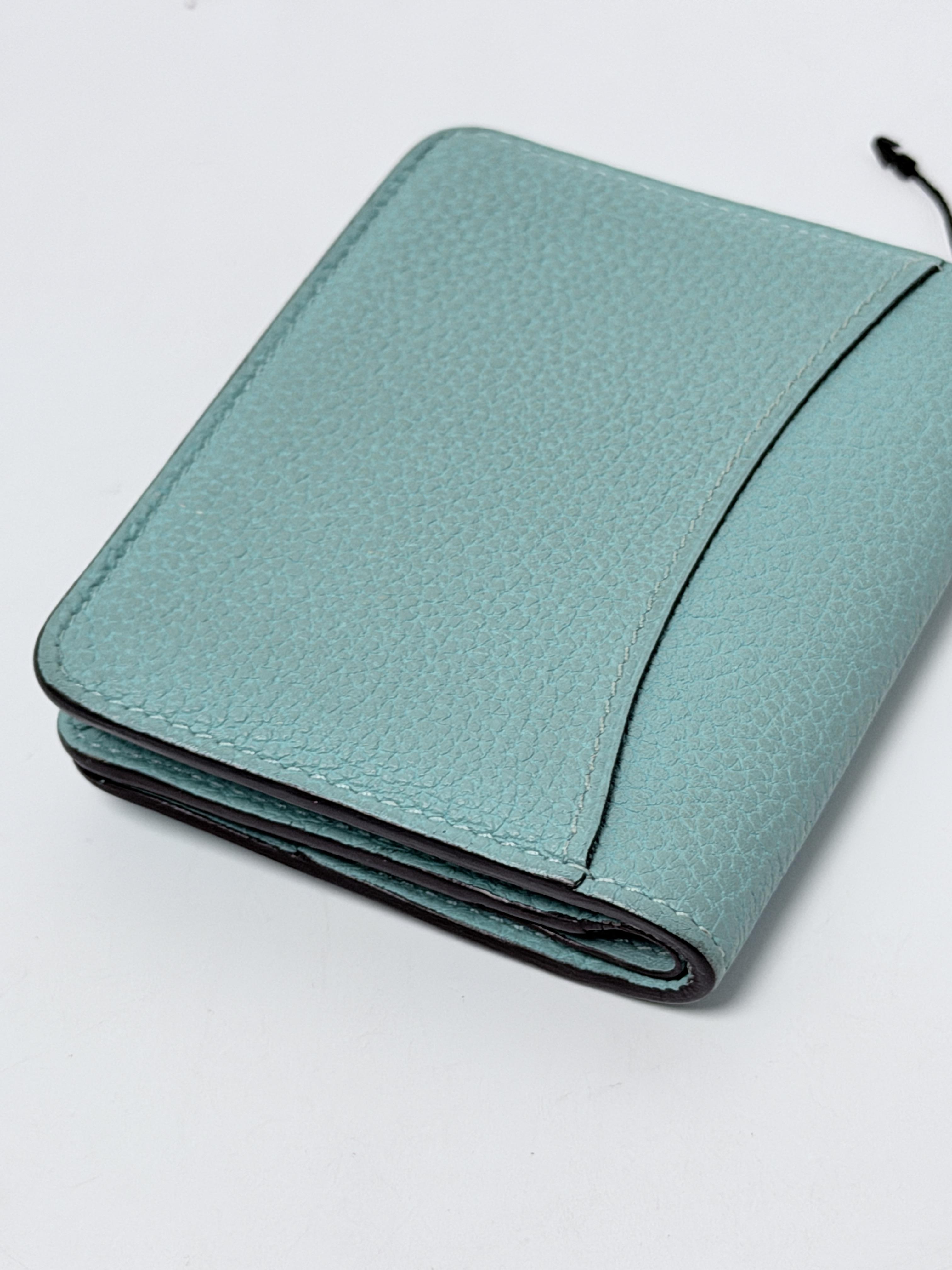 Bleu Atoll Dogon Compact Bifold Silver Hardware JE710HH