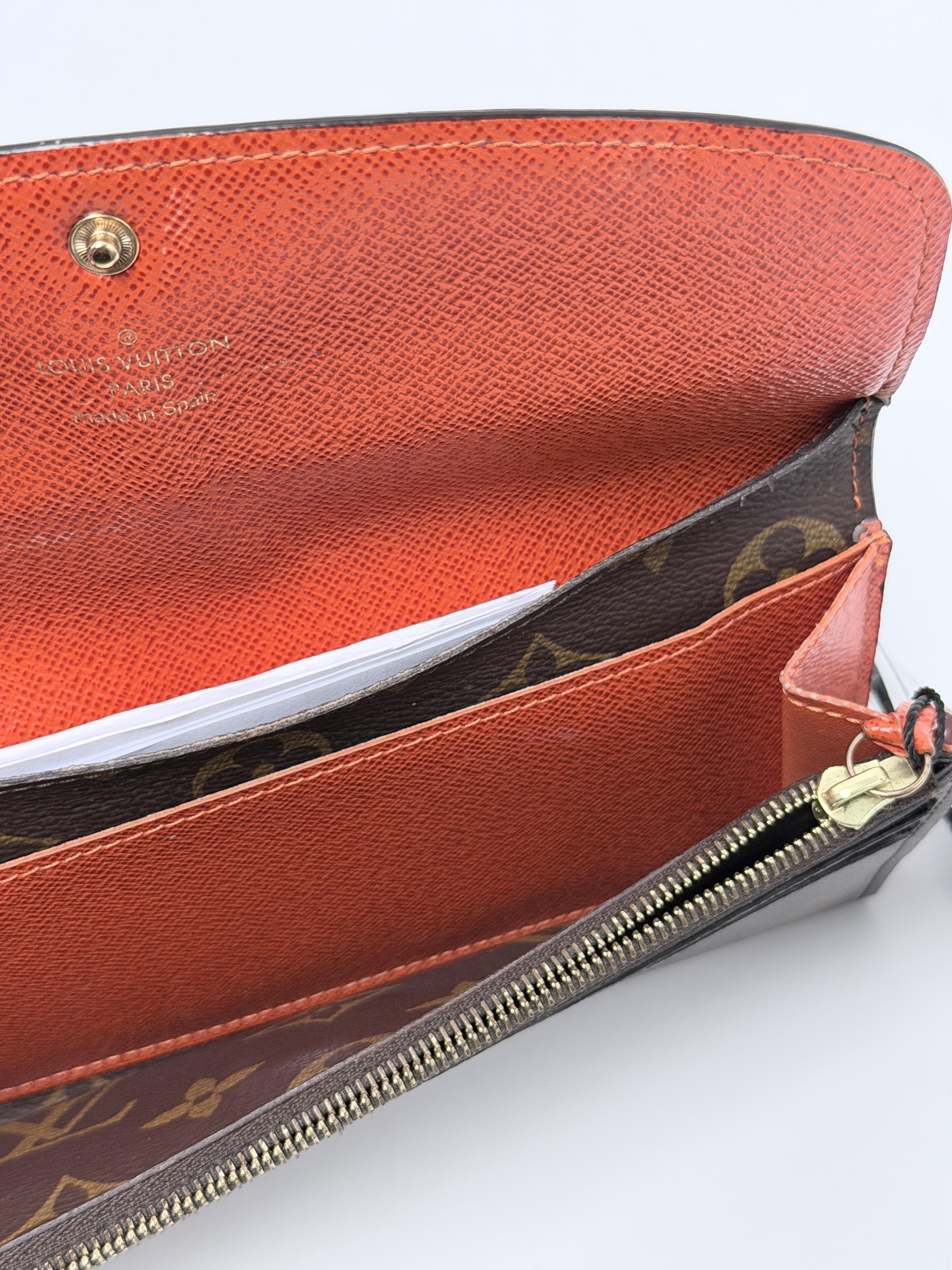 Monogram Josephine Long Envelope Wallet Orange JD1131LV