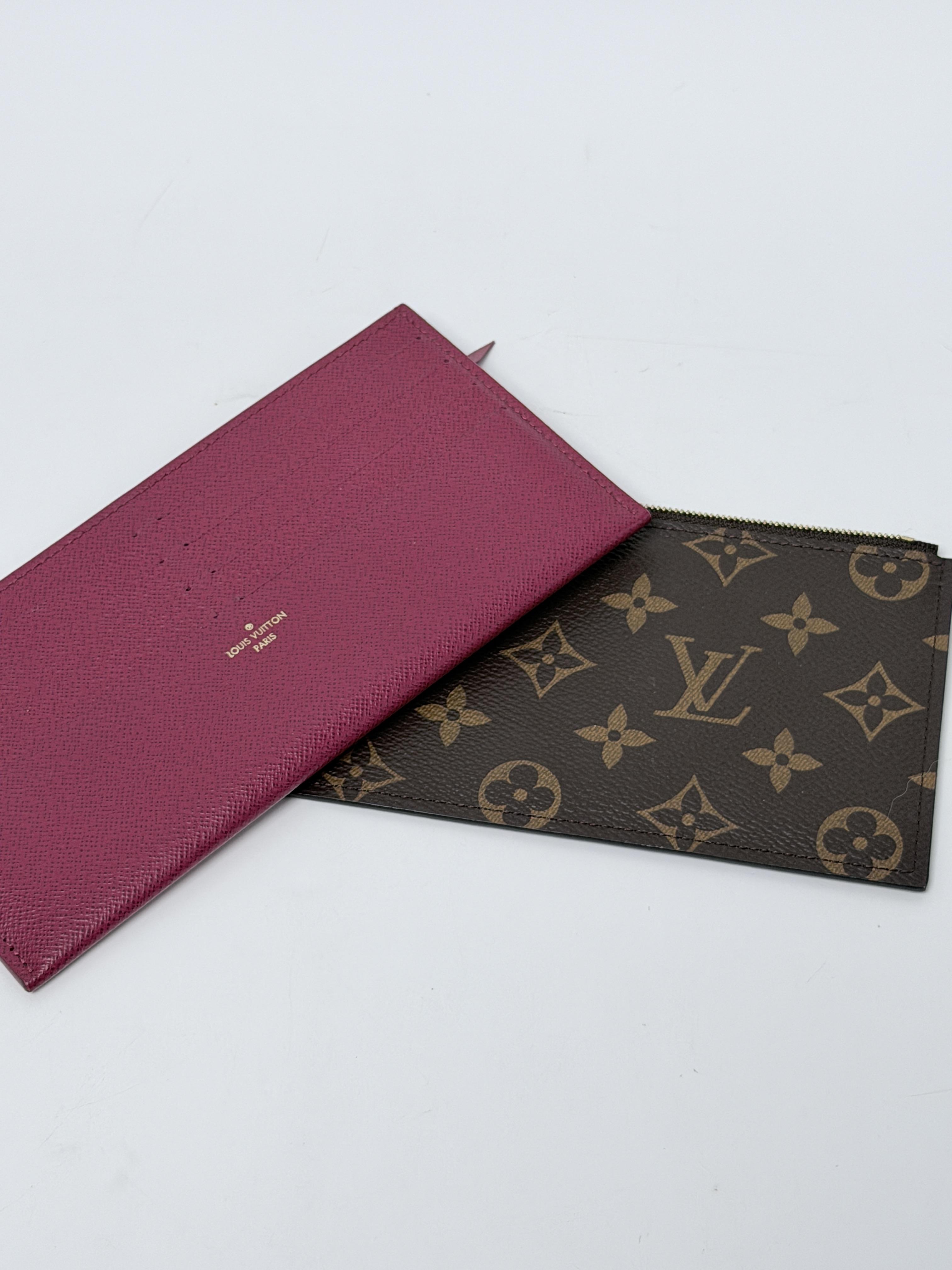 Monogram Pochette Félicie 3 in 1 Chain Wallet Bag Fuchsia Pink XU061LV