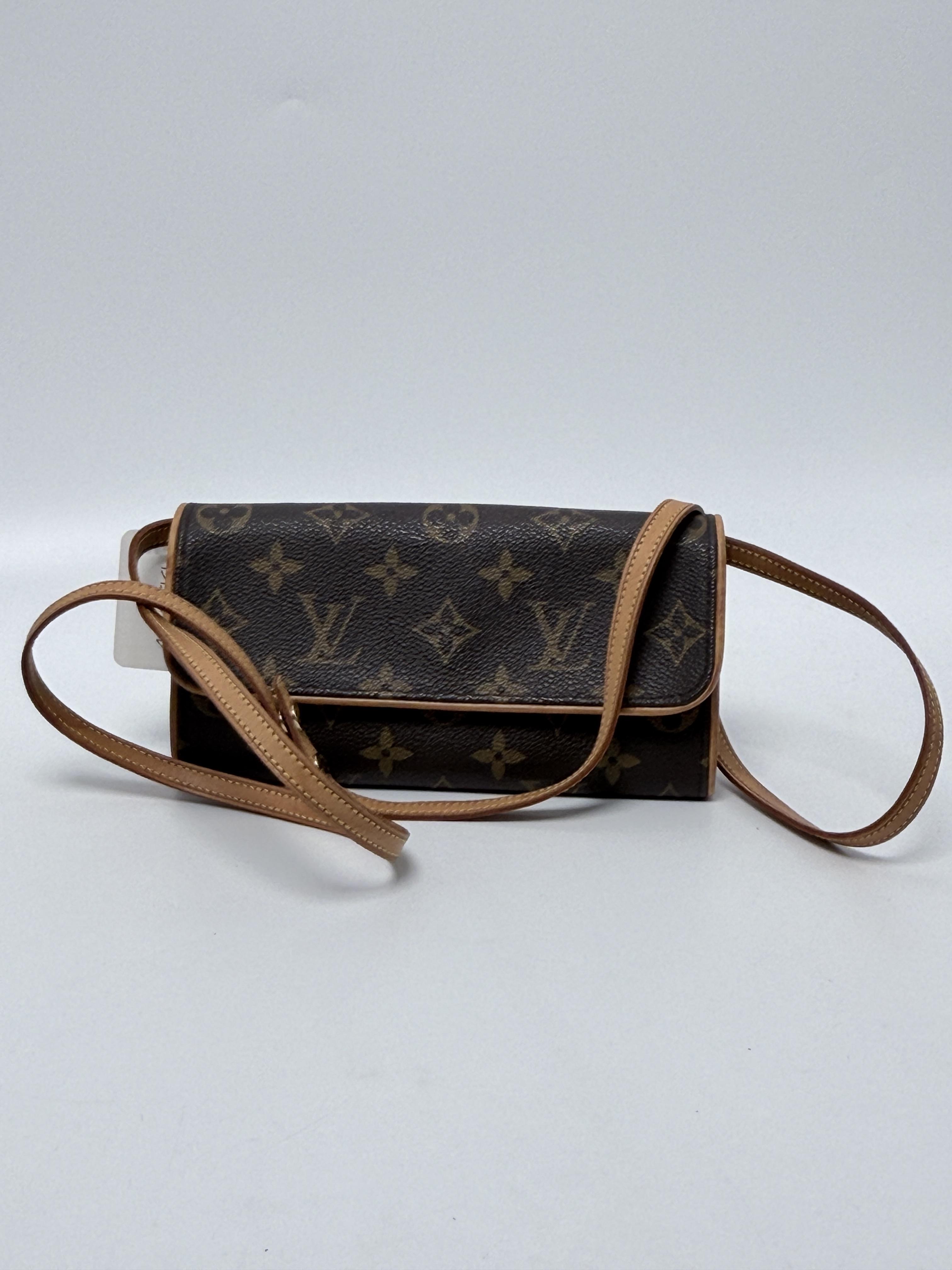 Pochette Twin Crossbody Shoulder Belt Bag Flap Handbag BB007LV