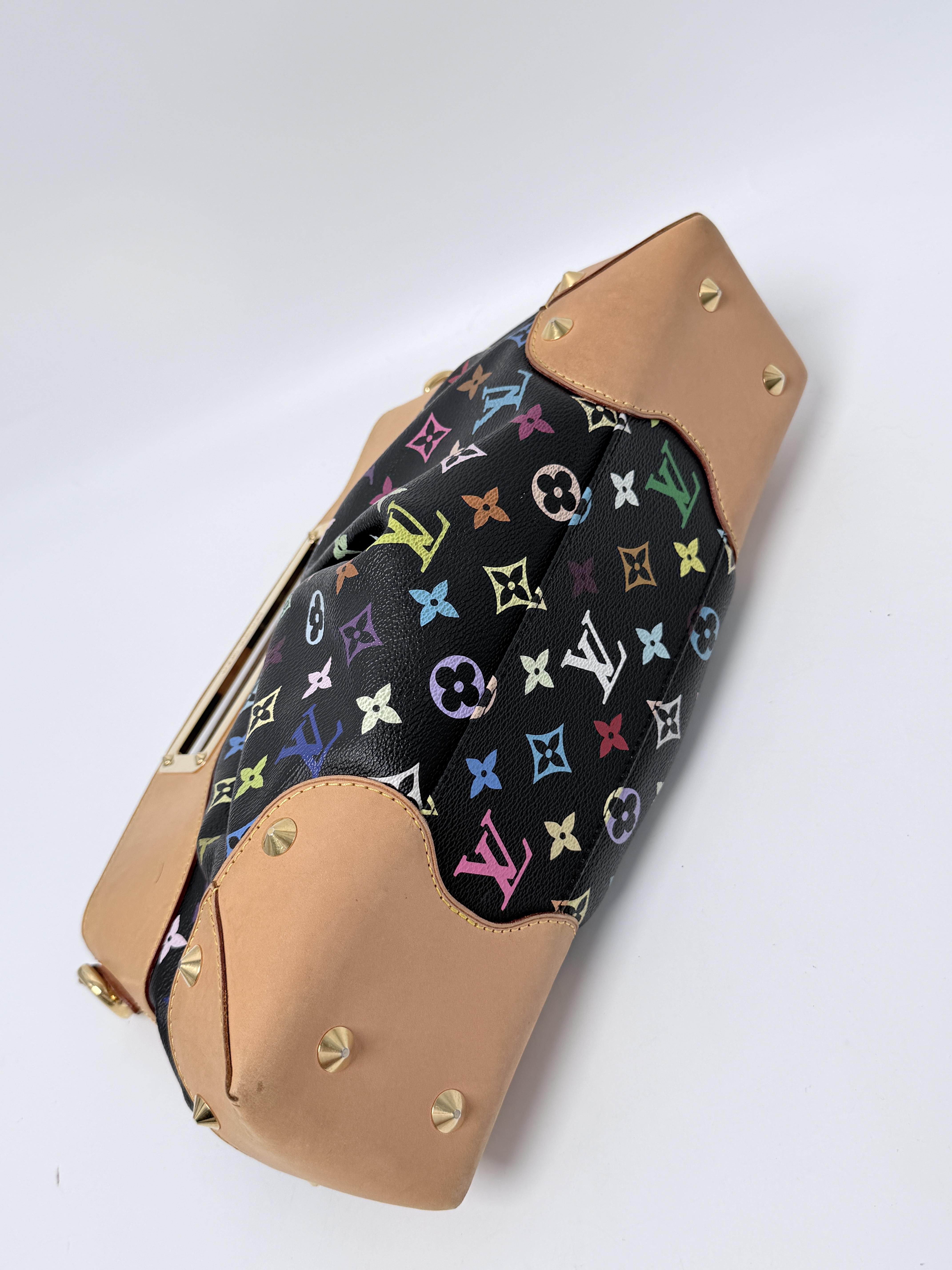 Takashi Murakami Judy Multicolore MM Shoulder Handbag Bag XU058LV