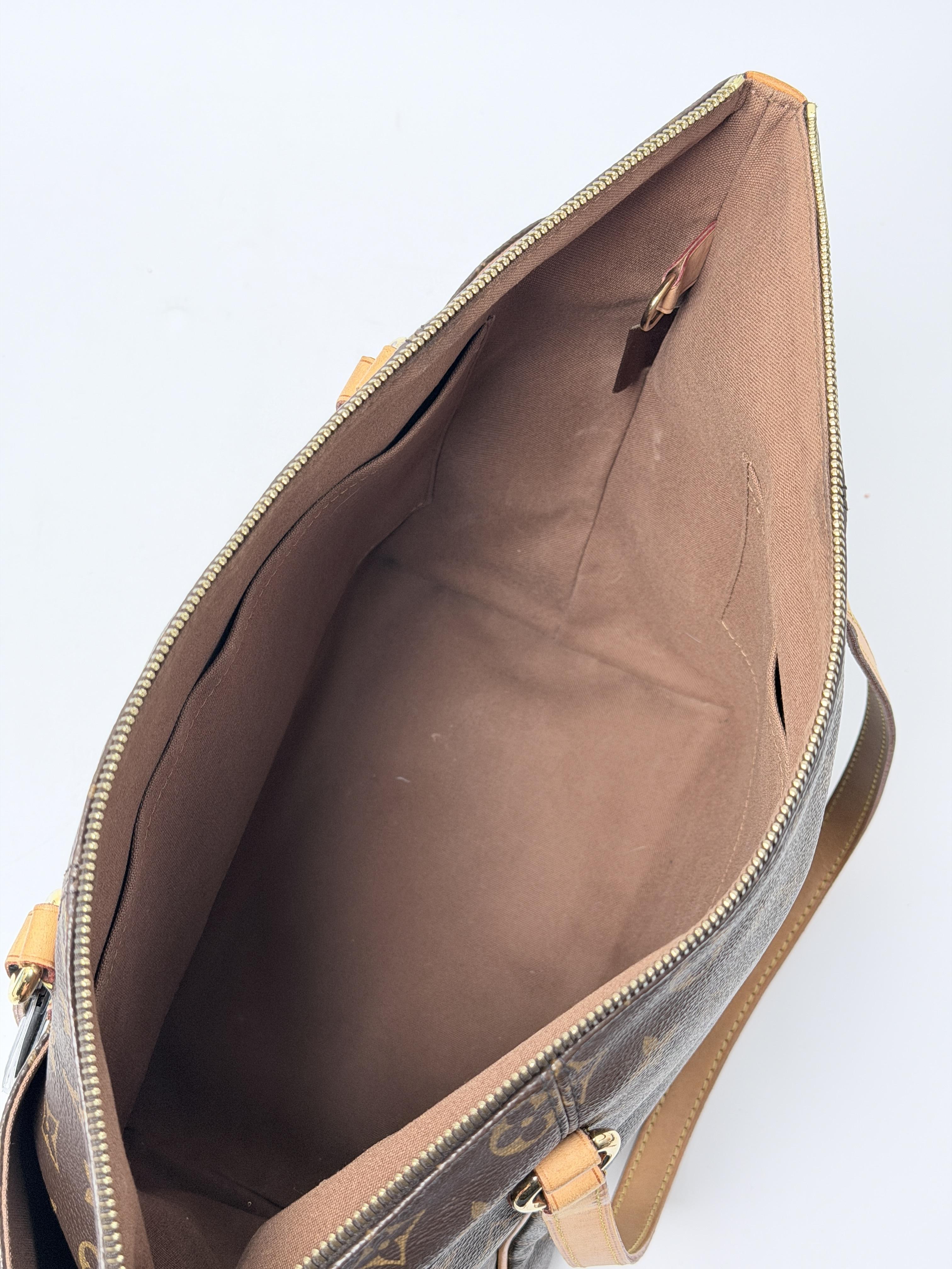 Monogram Totally MM Brown Handle Tote Bag Shoulder Handbag JD1538LV