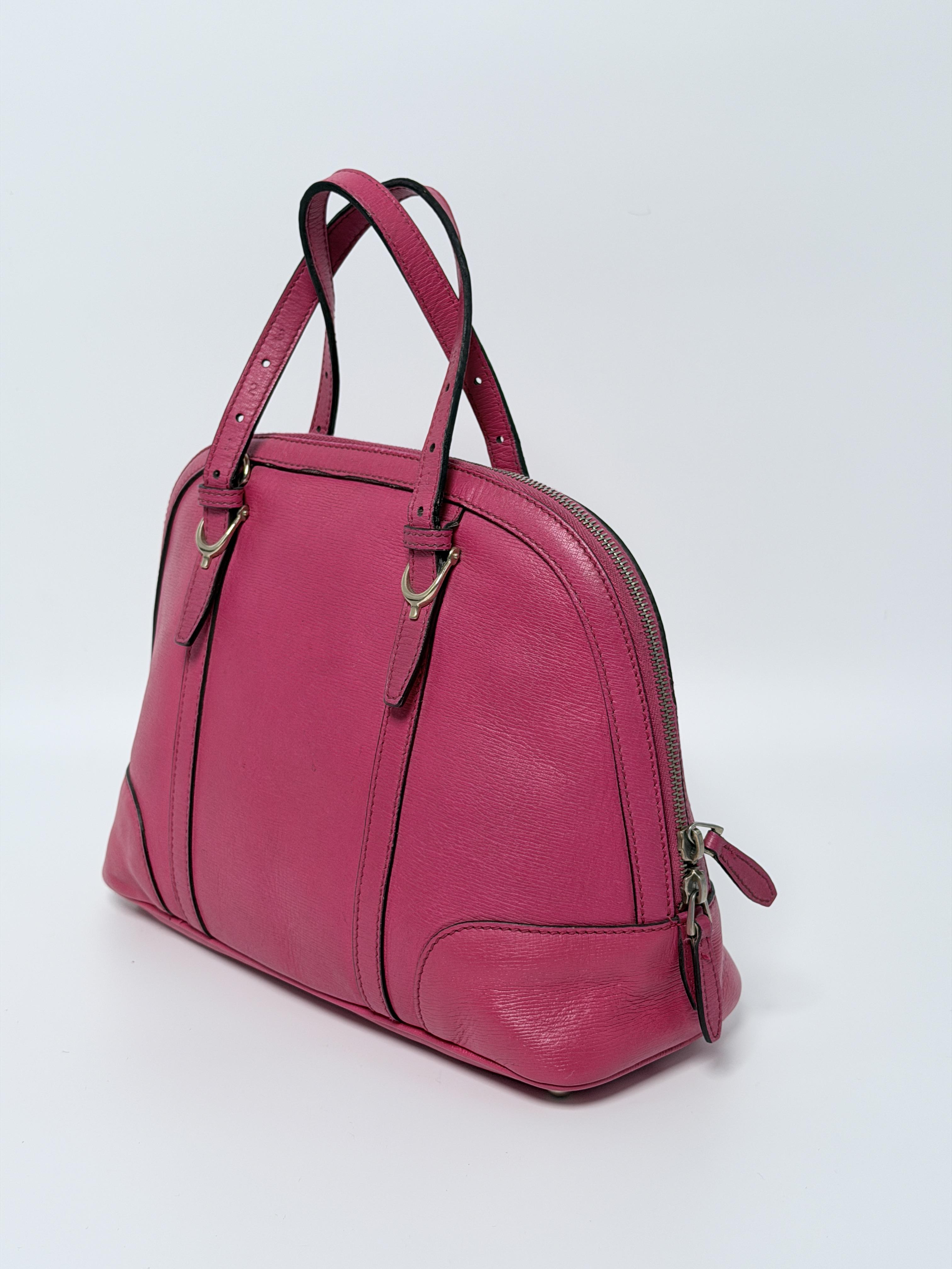 Pre-owned GUCCI Leather Tote Bags dome satchel handbag tote bag JXGG2