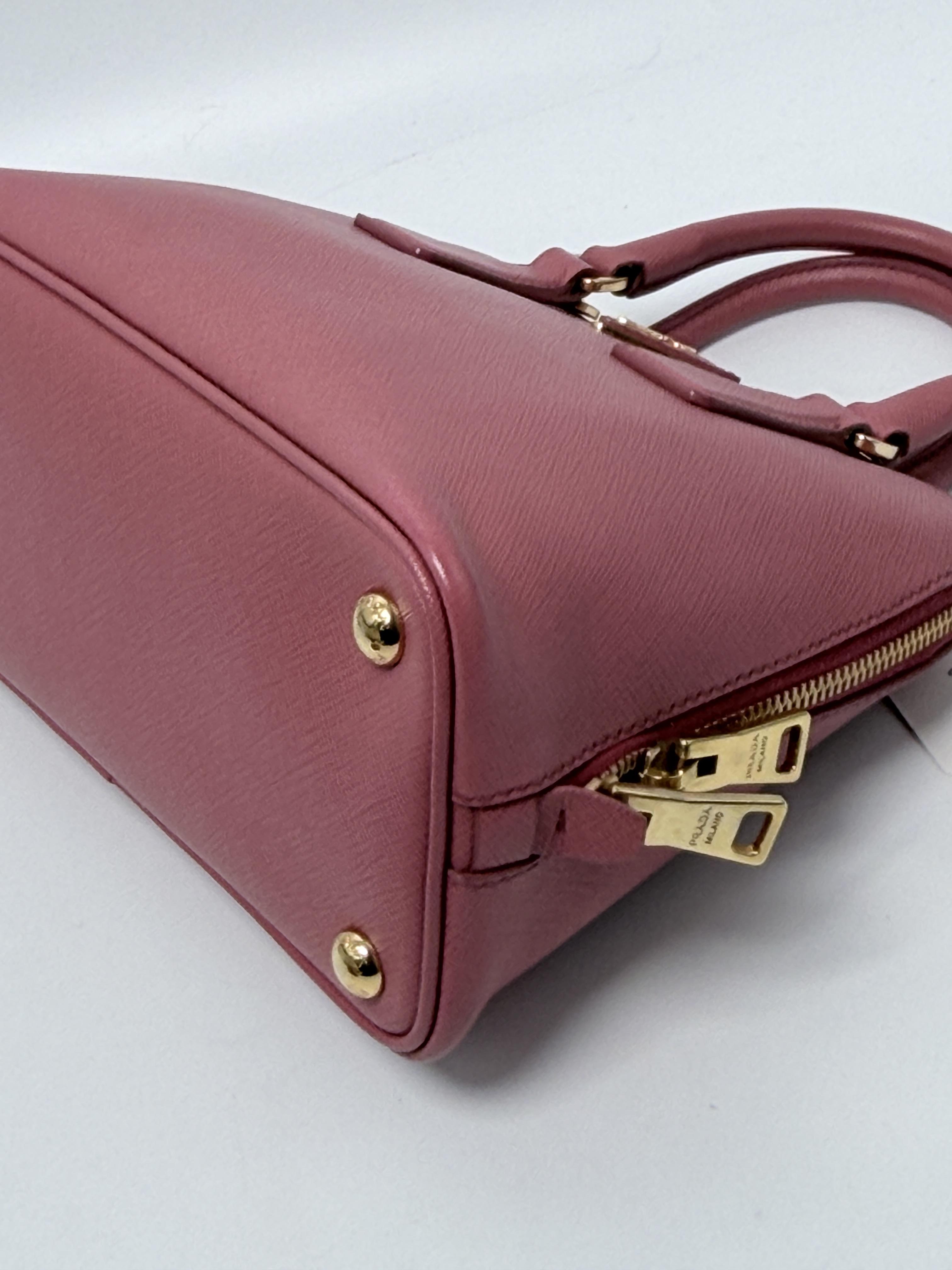 Promenade Small Crossbody Top Handle Bag Pink BIN004PR