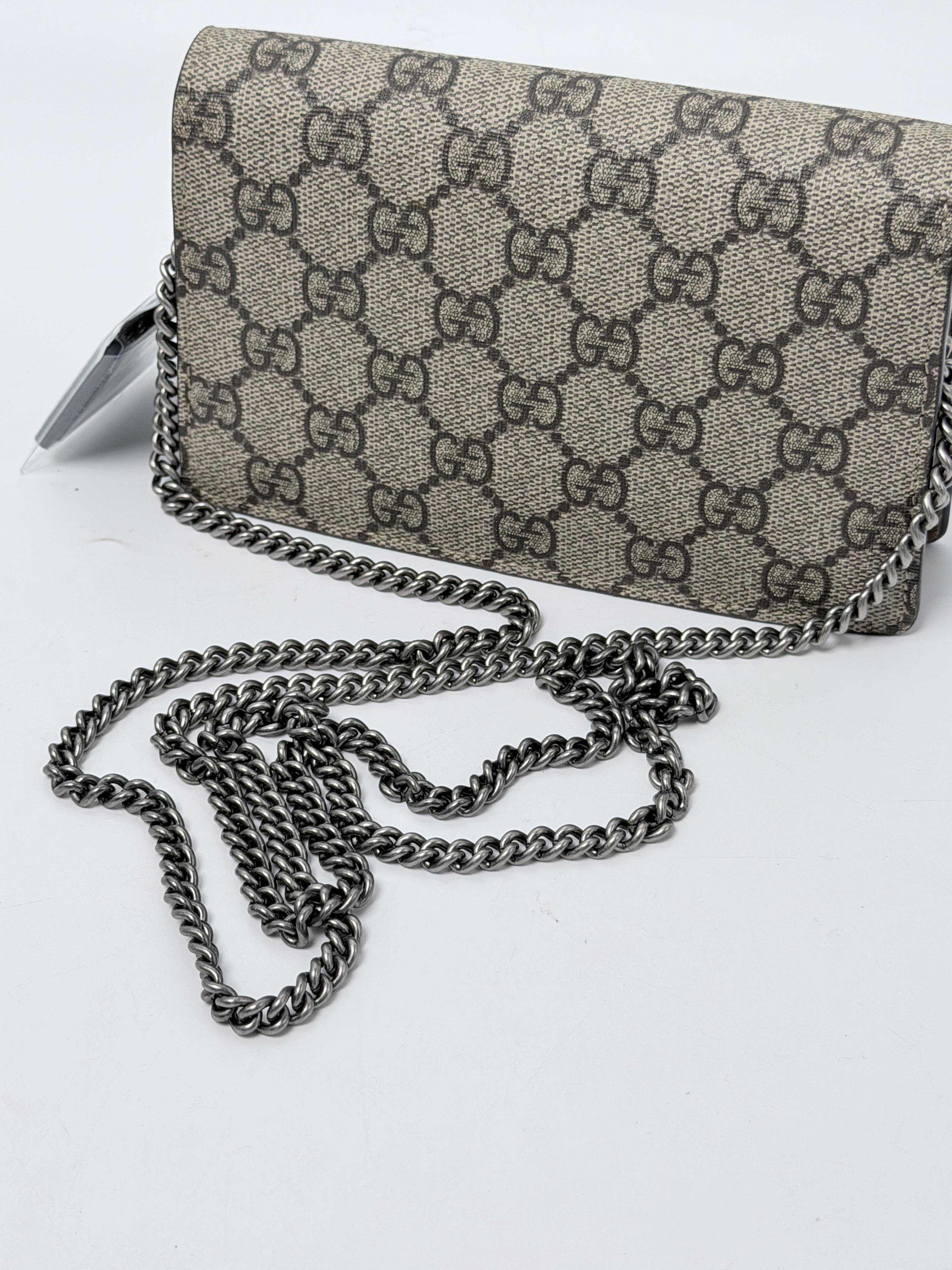 Dionysus GG Supreme Super Mini Chain Crossbody Bag JD1328GG