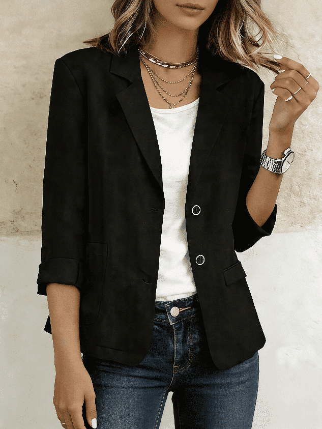 Blazer coton-lin – Léger, coupe femme
