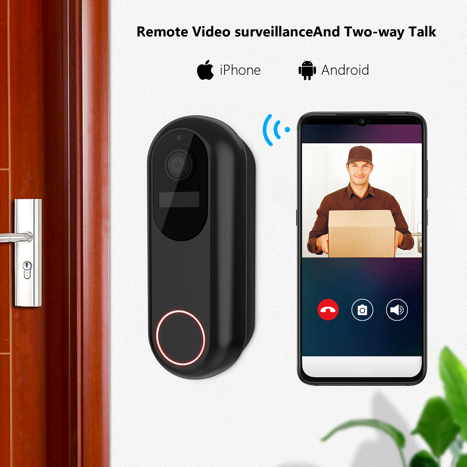 Doorbell Screen See In The Phone