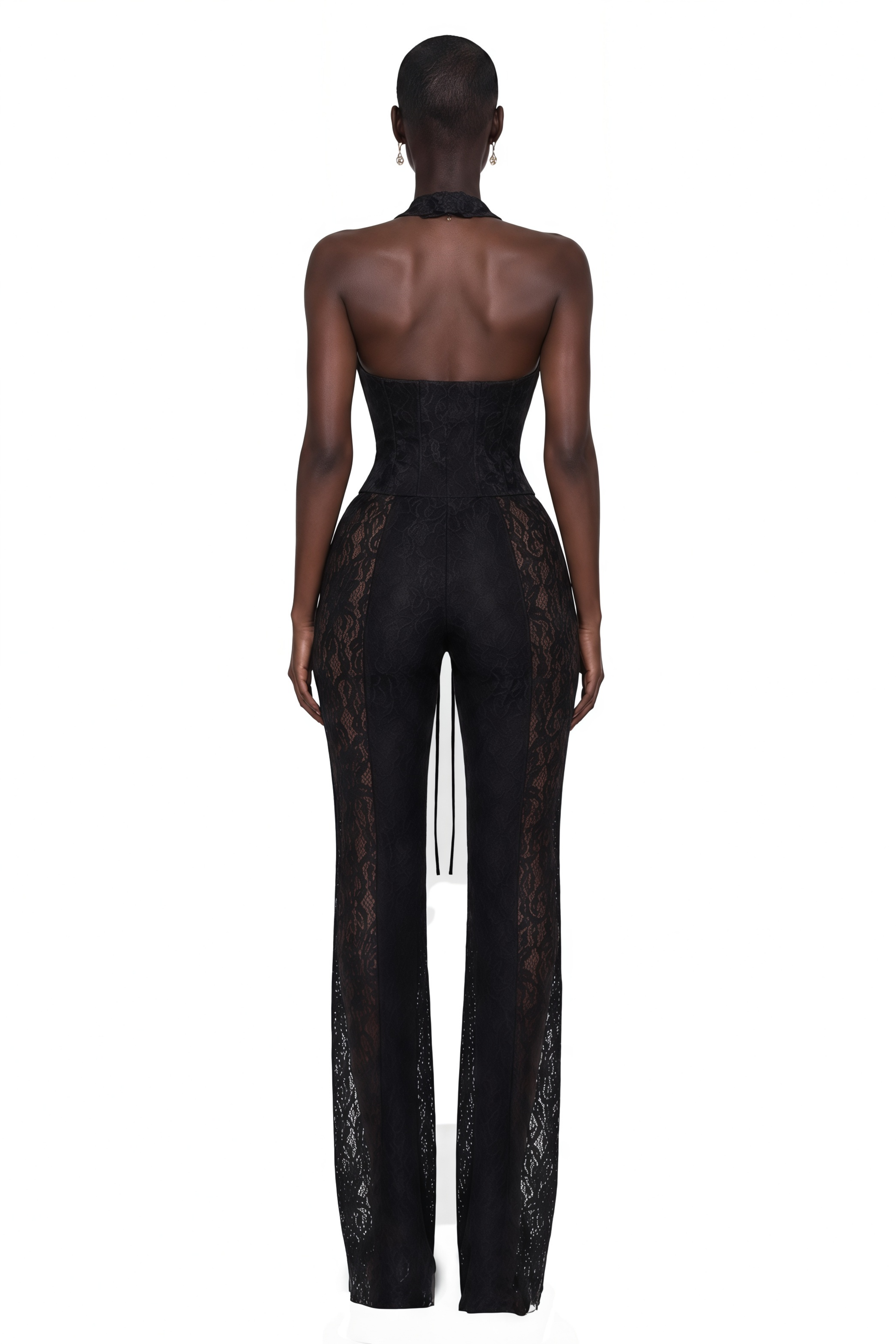 Rosalind Lace Corset Jumpsuit