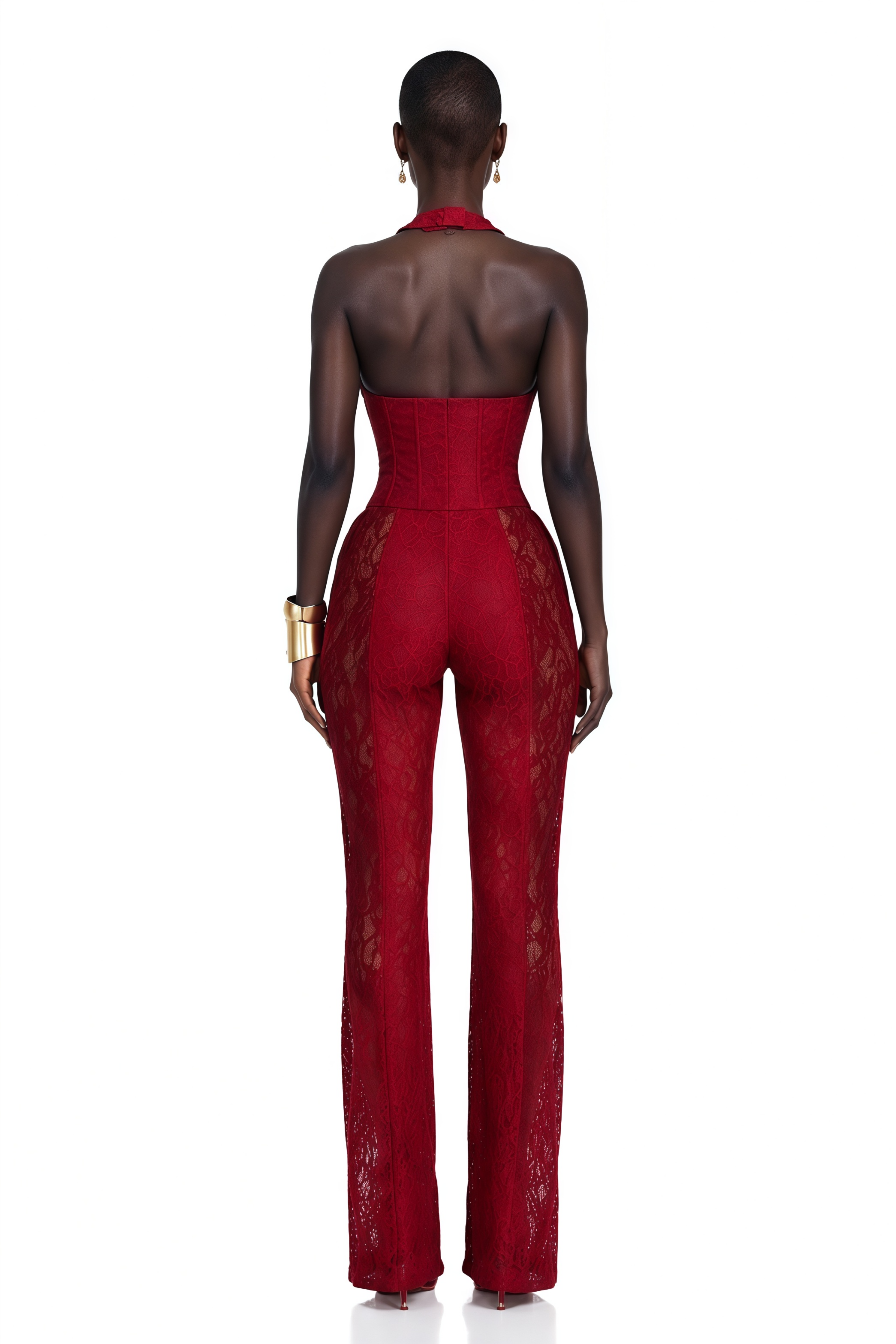 Rosalind Lace Corset Jumpsuit