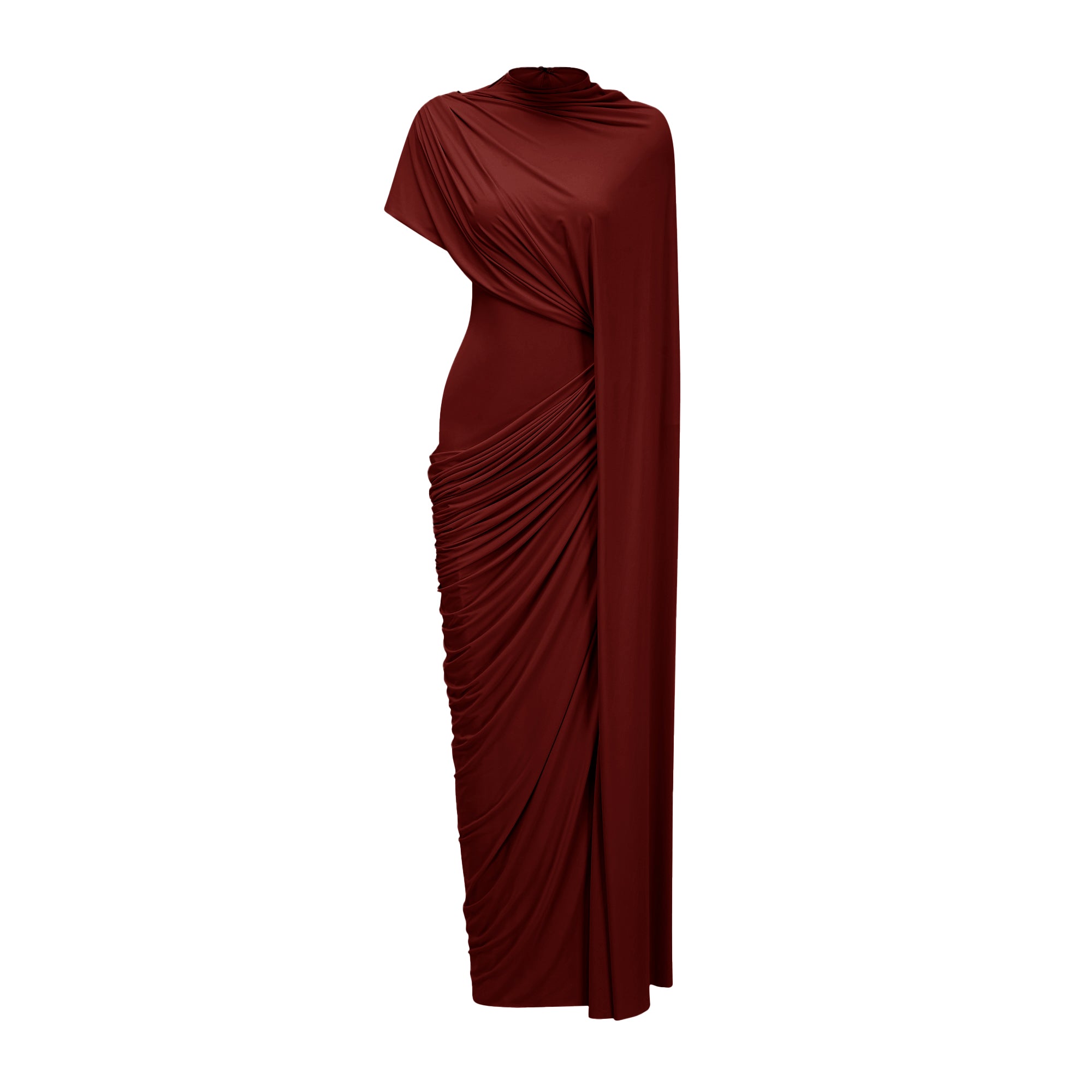 Asymmetrical Draped Cape & Dress