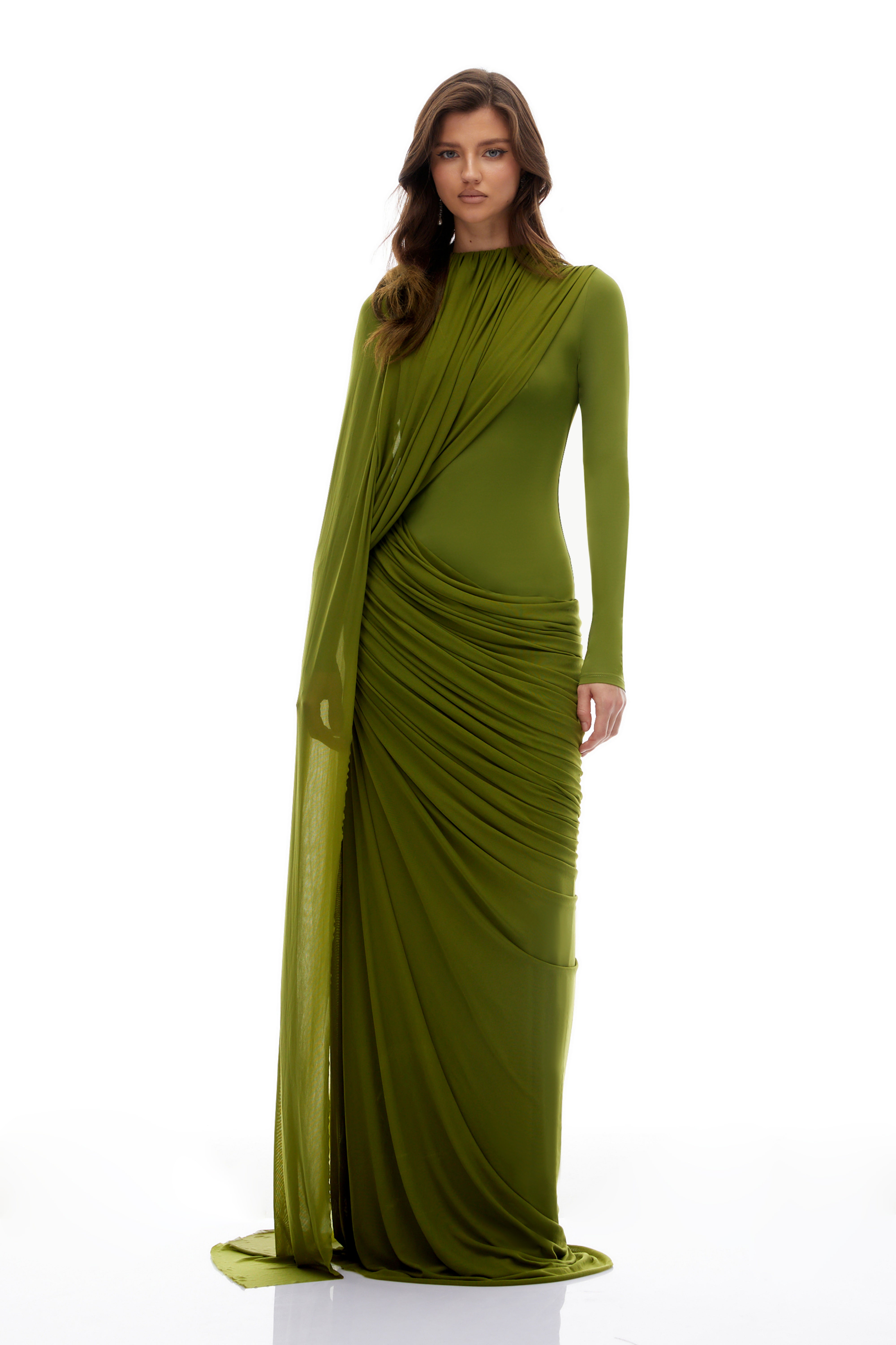 Draped Maxi Dress