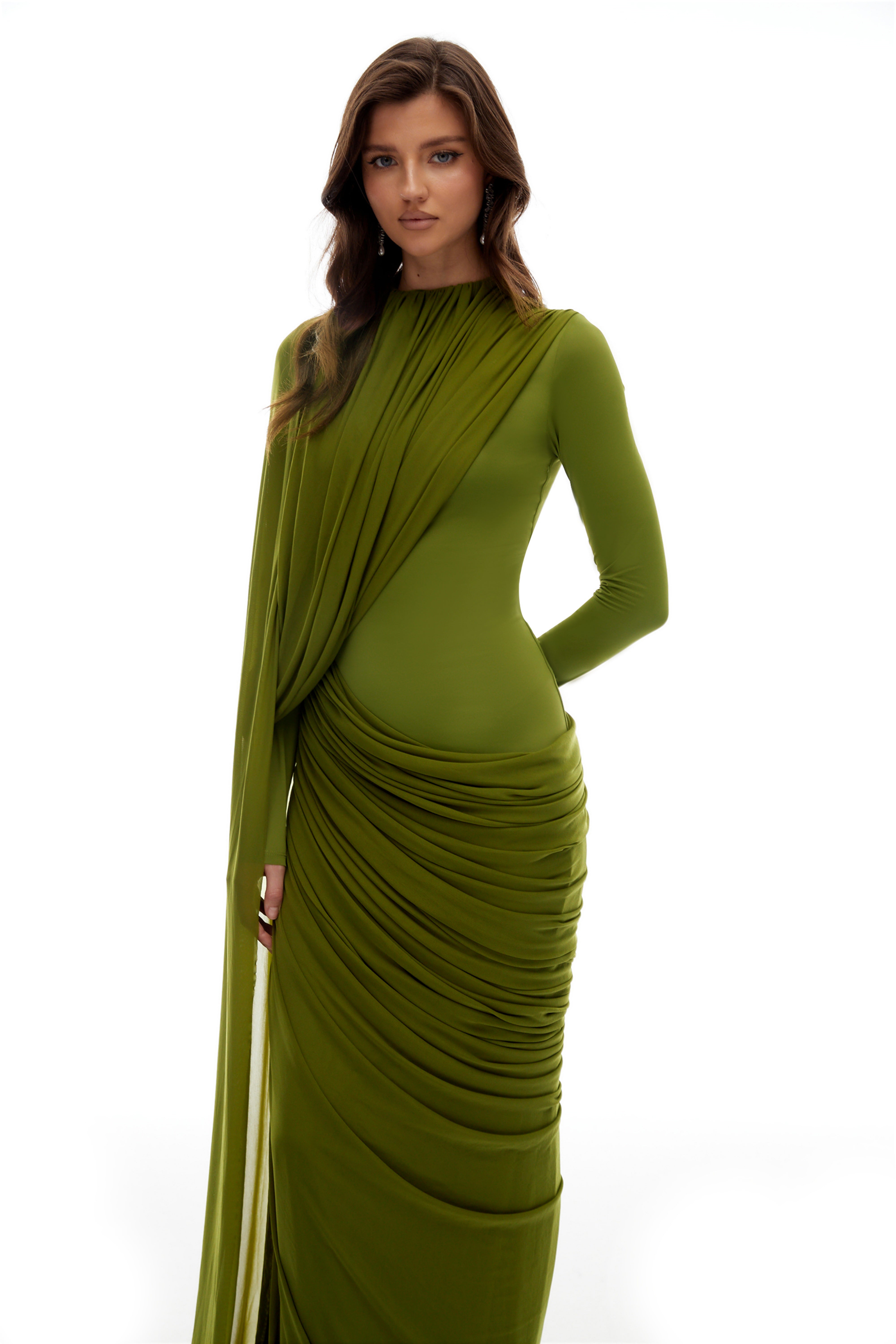 Draped Maxi Dress
