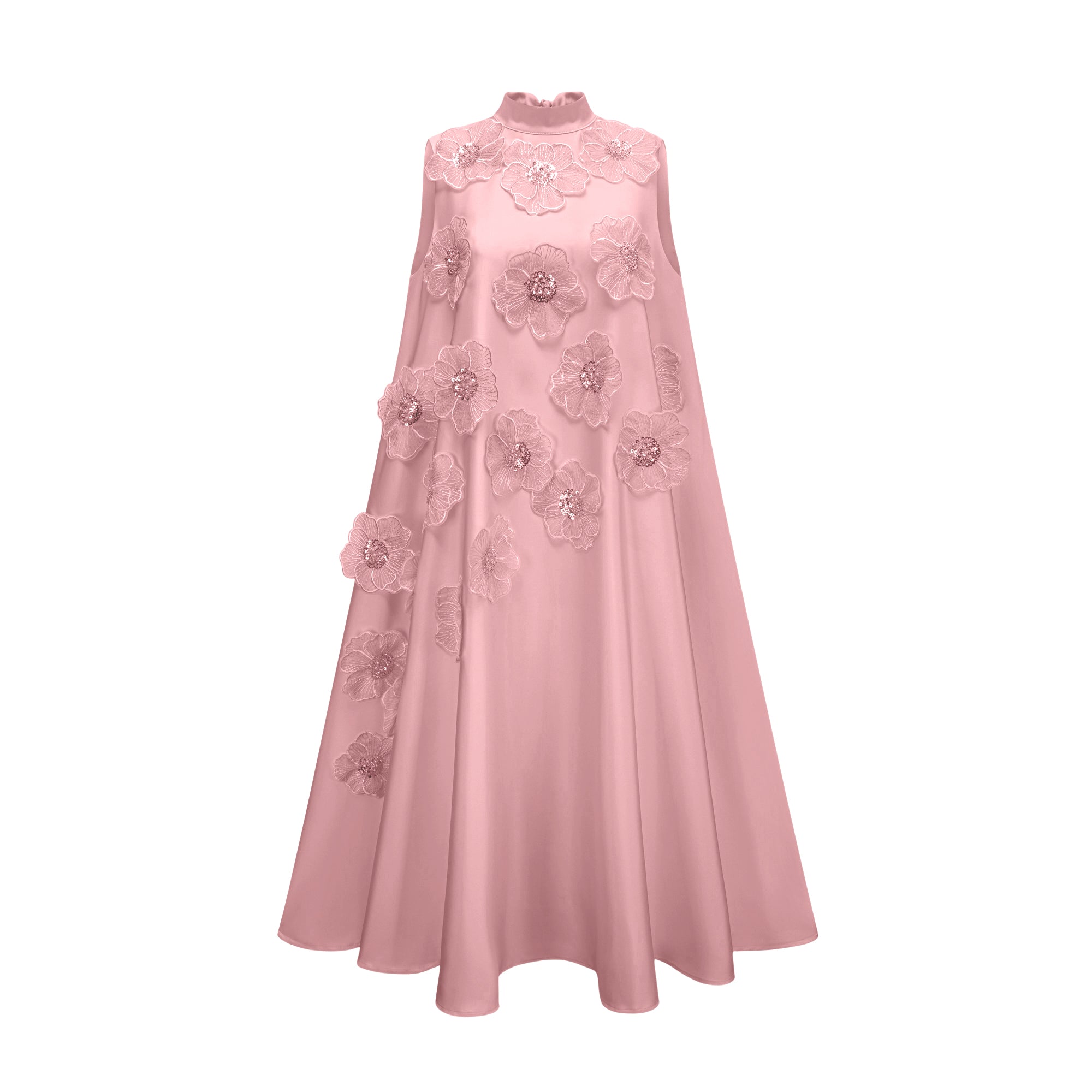 【新品未使用】Miss Rosier マキシドレス ワンピース 花柄 ピンク S Émilie sleeveless floral-applique midi dress in Pink – Miss Rosier
