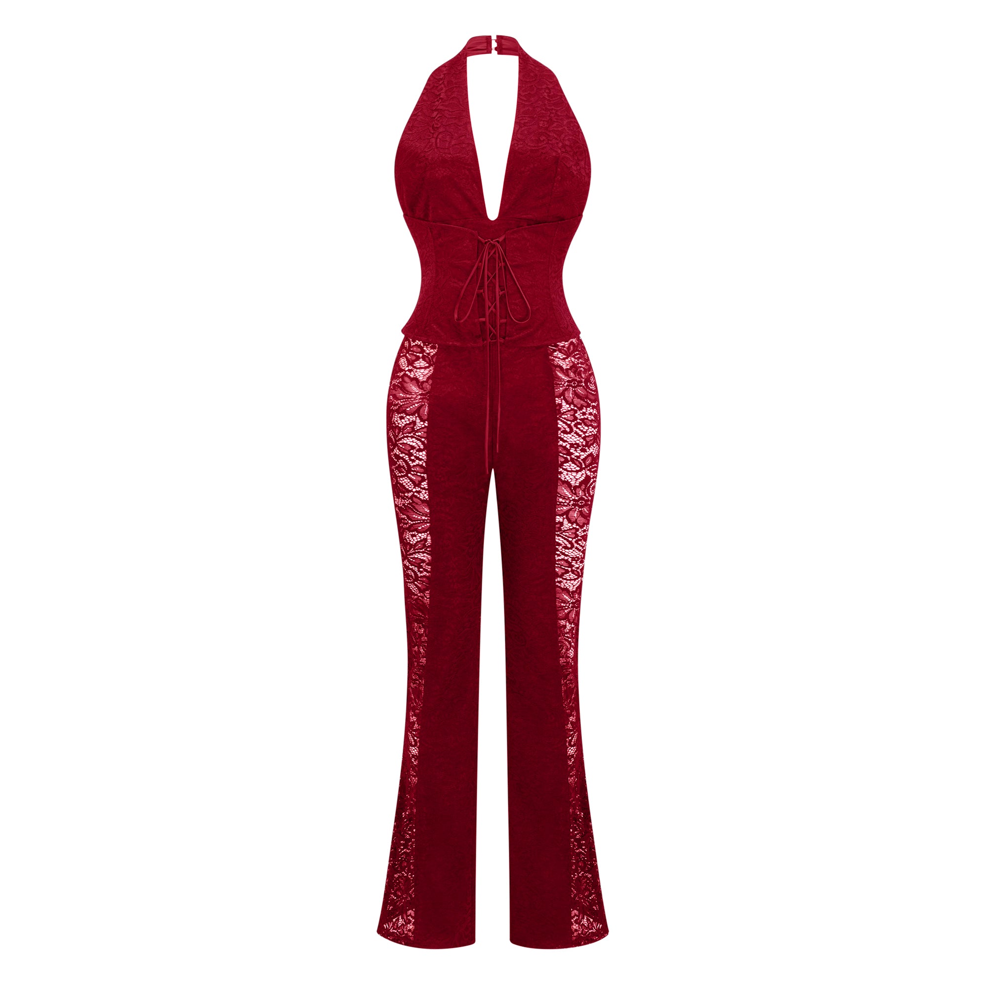 Rosalind Lace Corset Jumpsuit