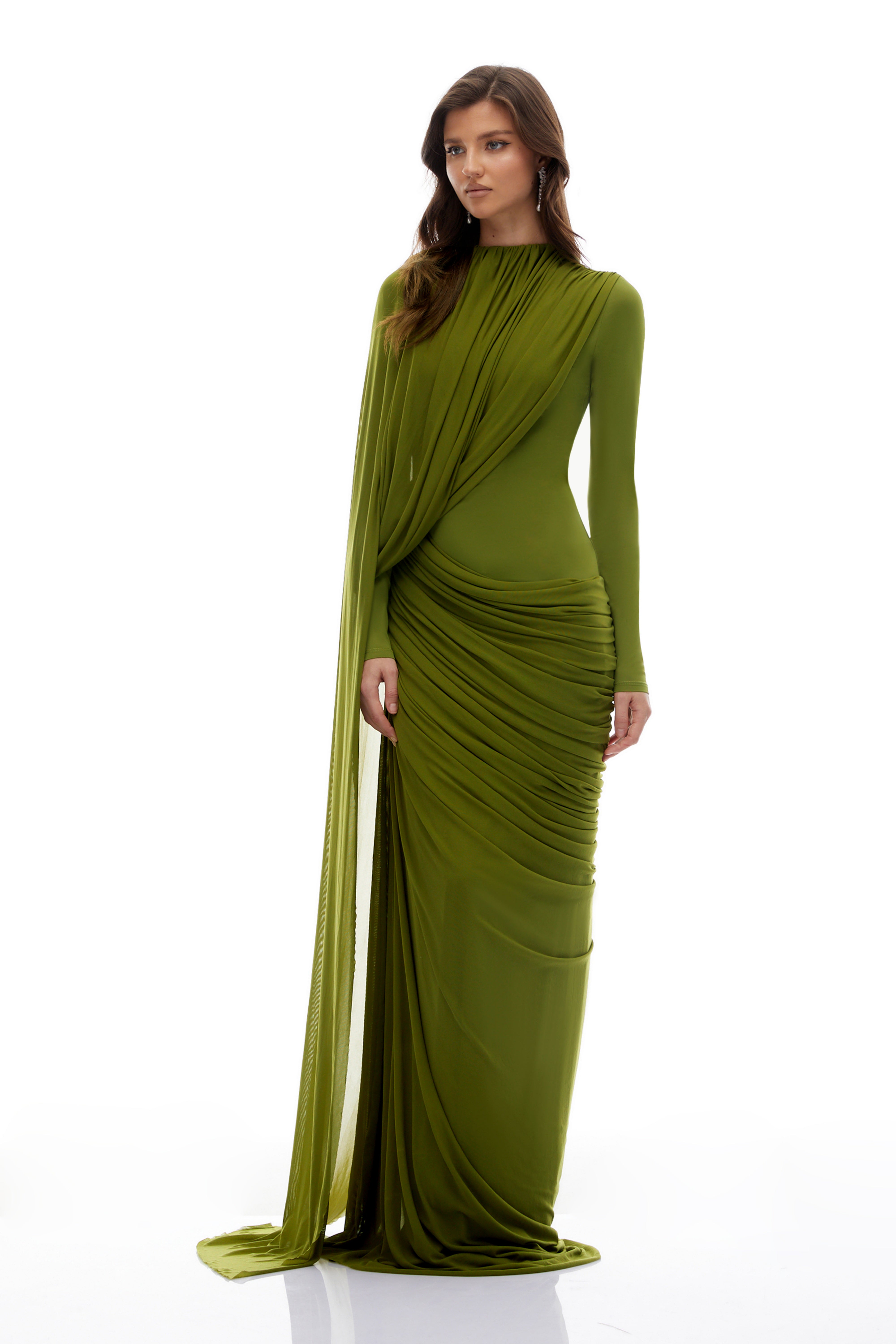 Draped Maxi Dress