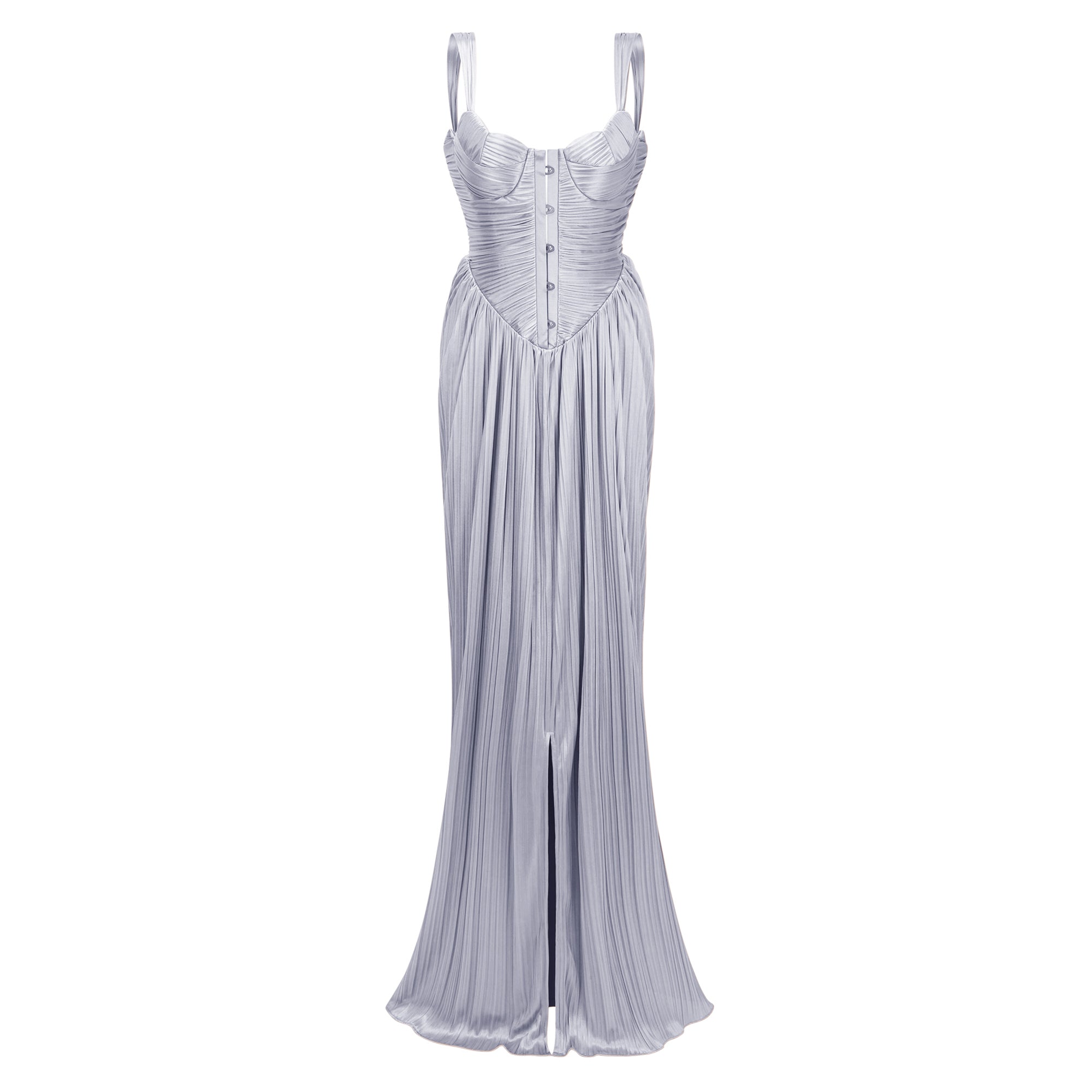 Gathered Bustier Gown