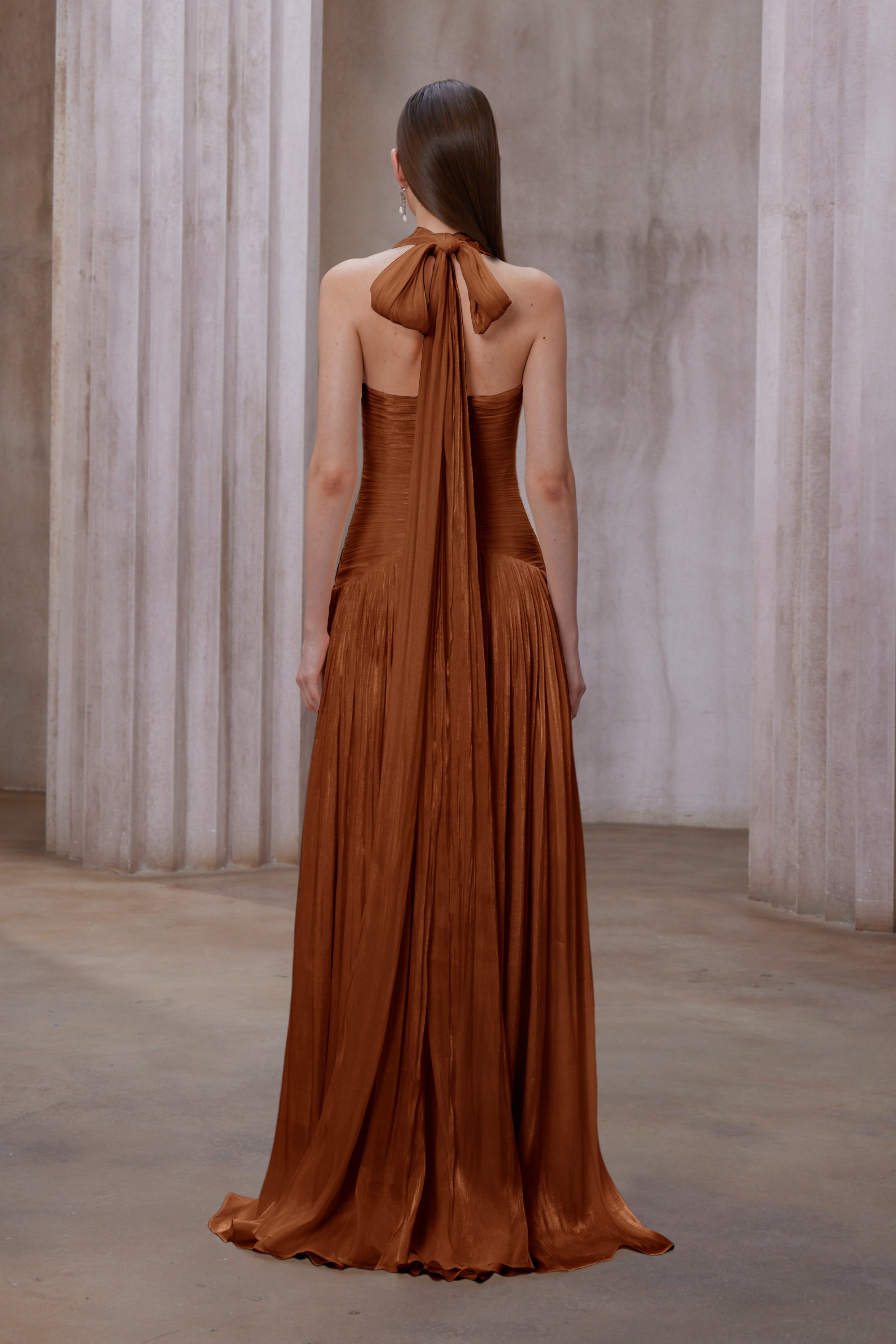 Gathered Maxi Dress