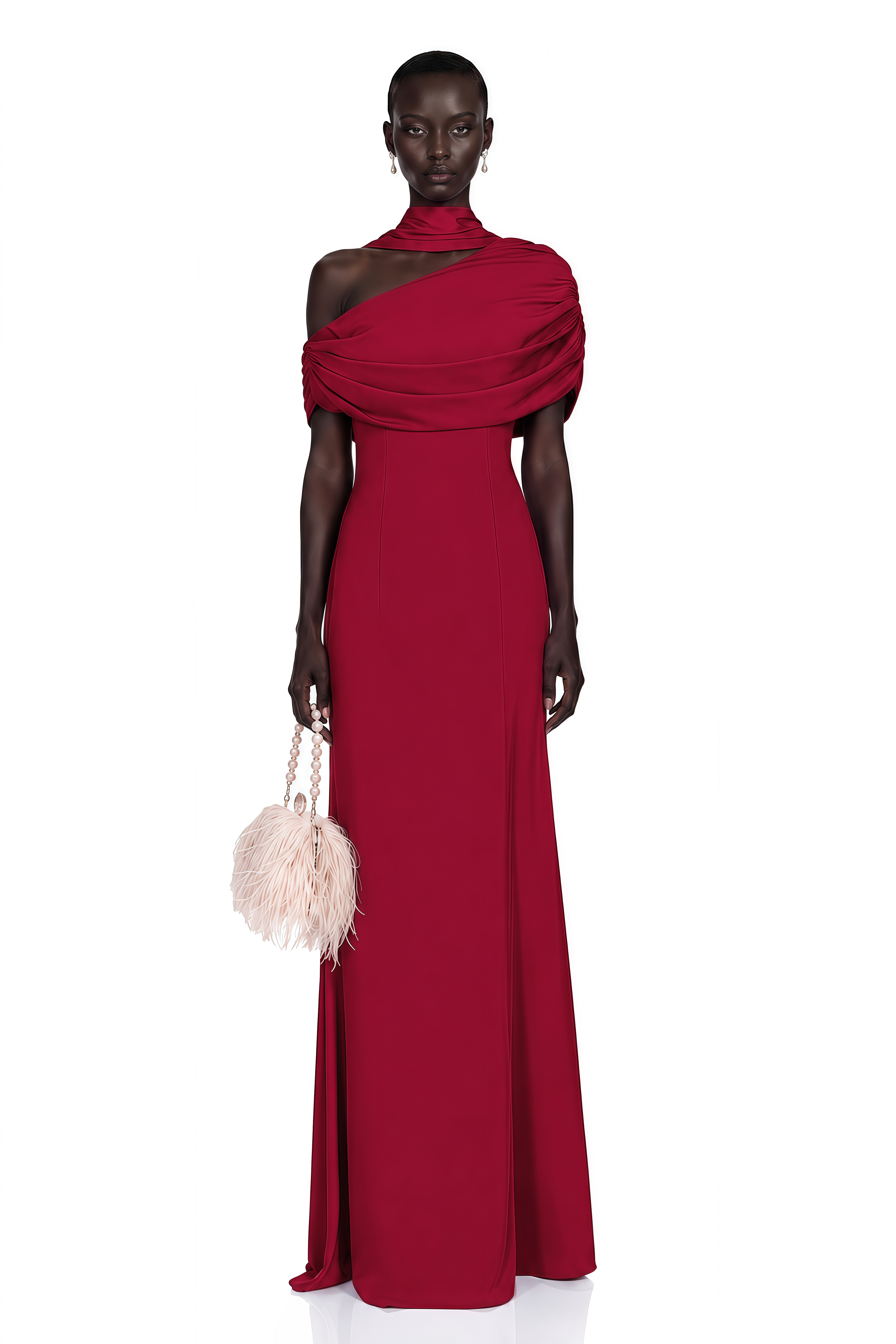 red bridesmaid dresses one shoulder Benedetta Satin Maxi Dress – Miss Rosier Size::6 shoulder bridesmaid dress upload-20241204 Land - Silk Shirt