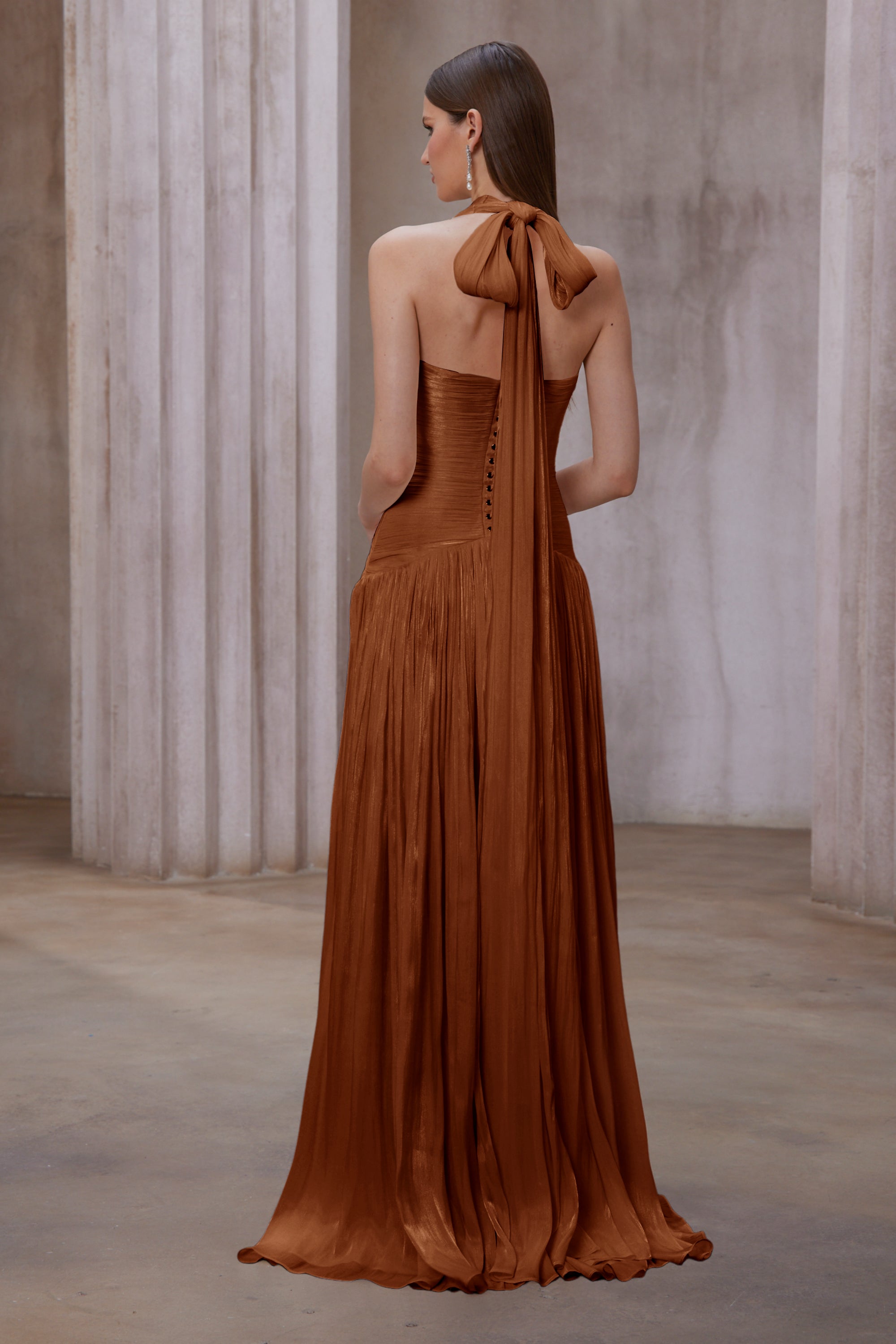 Gathered Maxi Dress