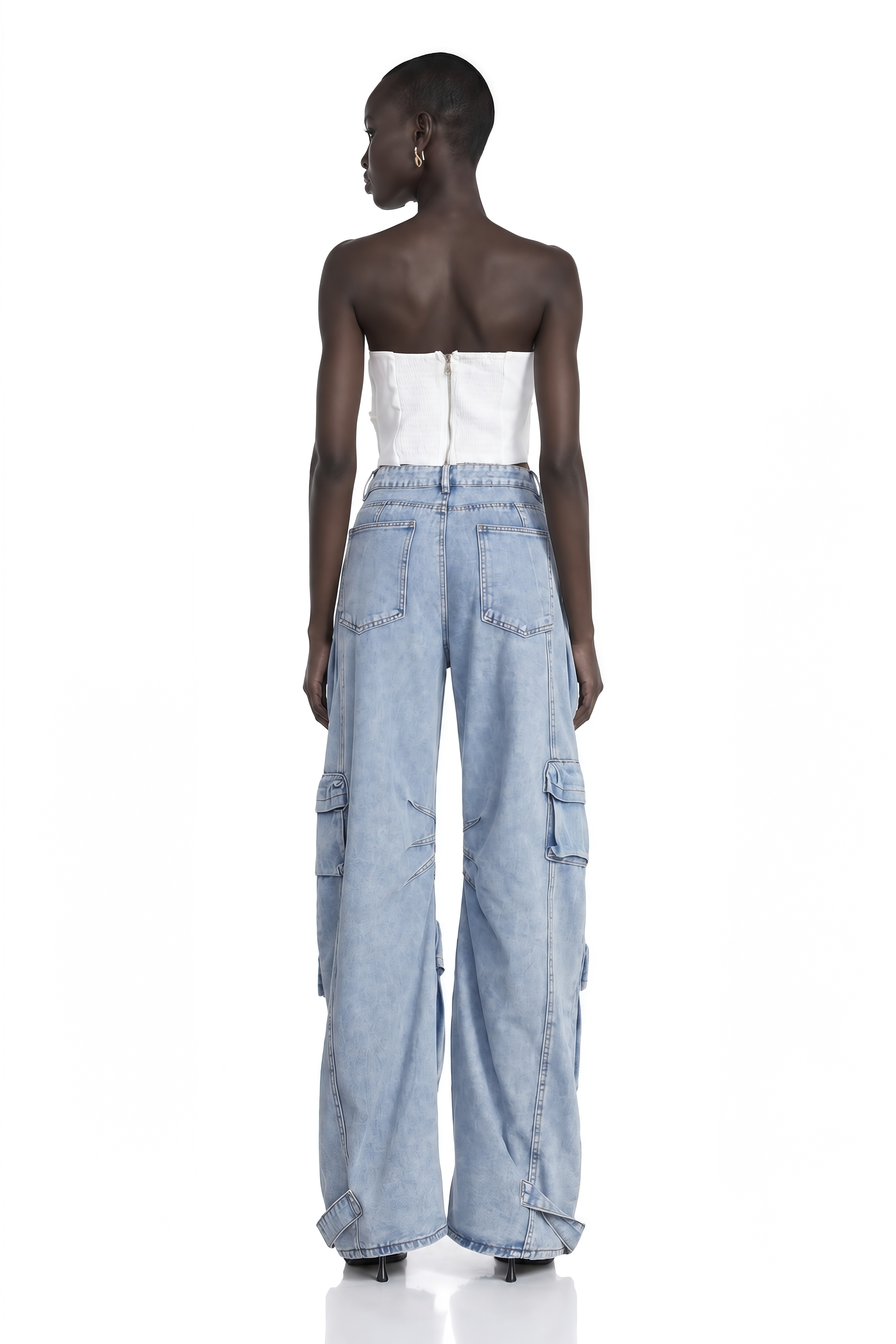 Pénélope White Floral Off-Shoulder Top