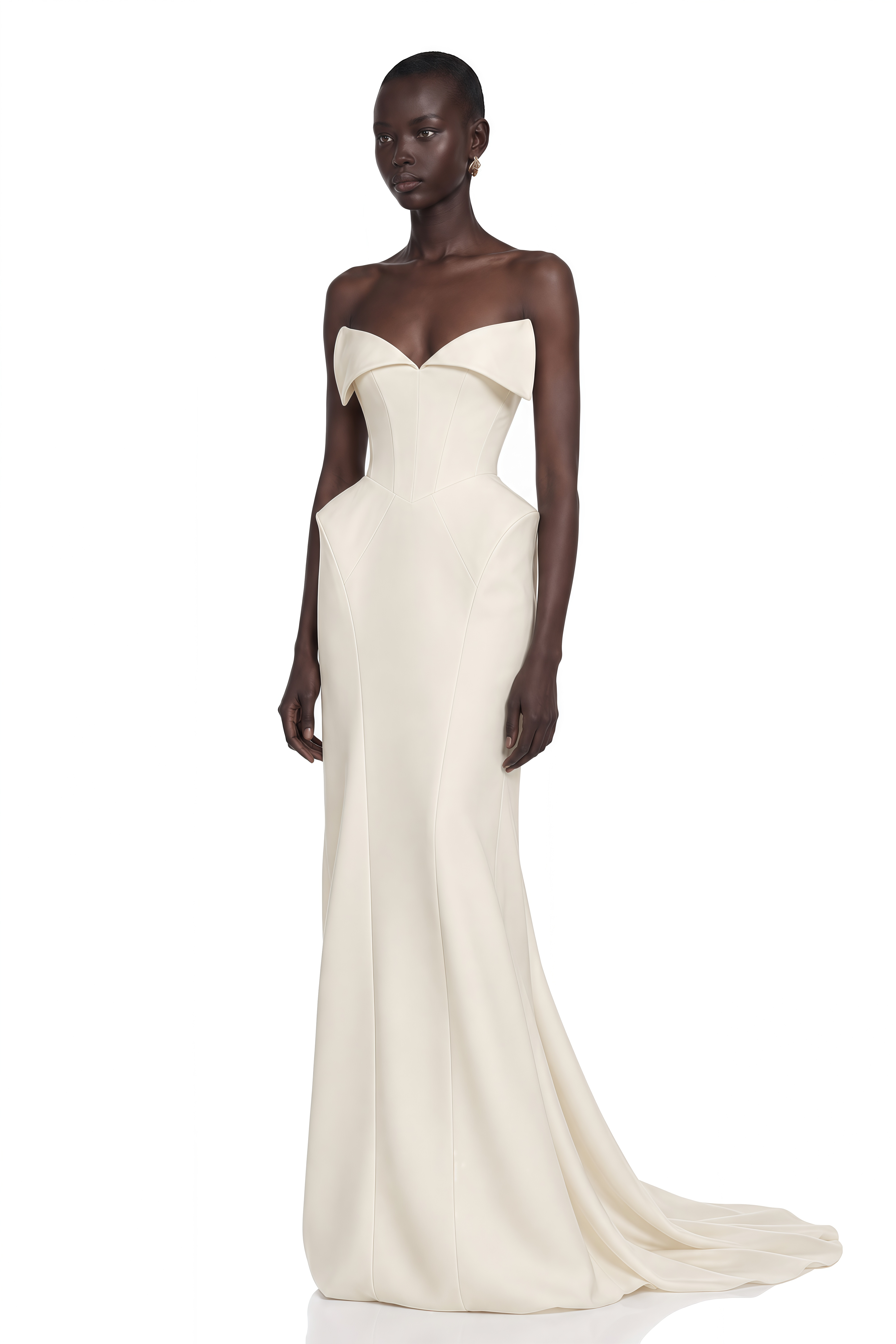 Alba White Barrel Waist Corset Maxi Dress – Miss Rosier
