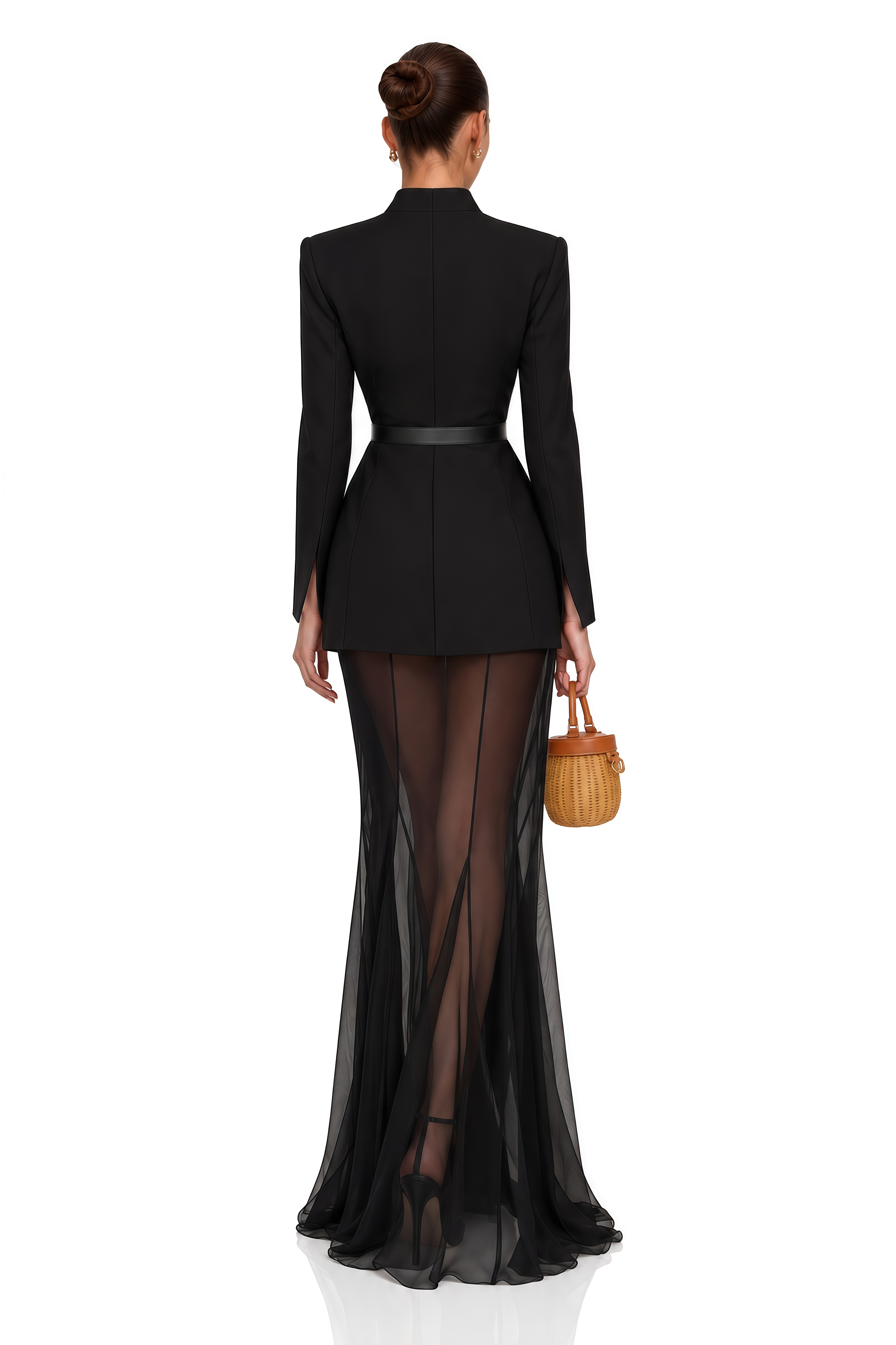 Enora Barrel Design Jacket & Skirt Set