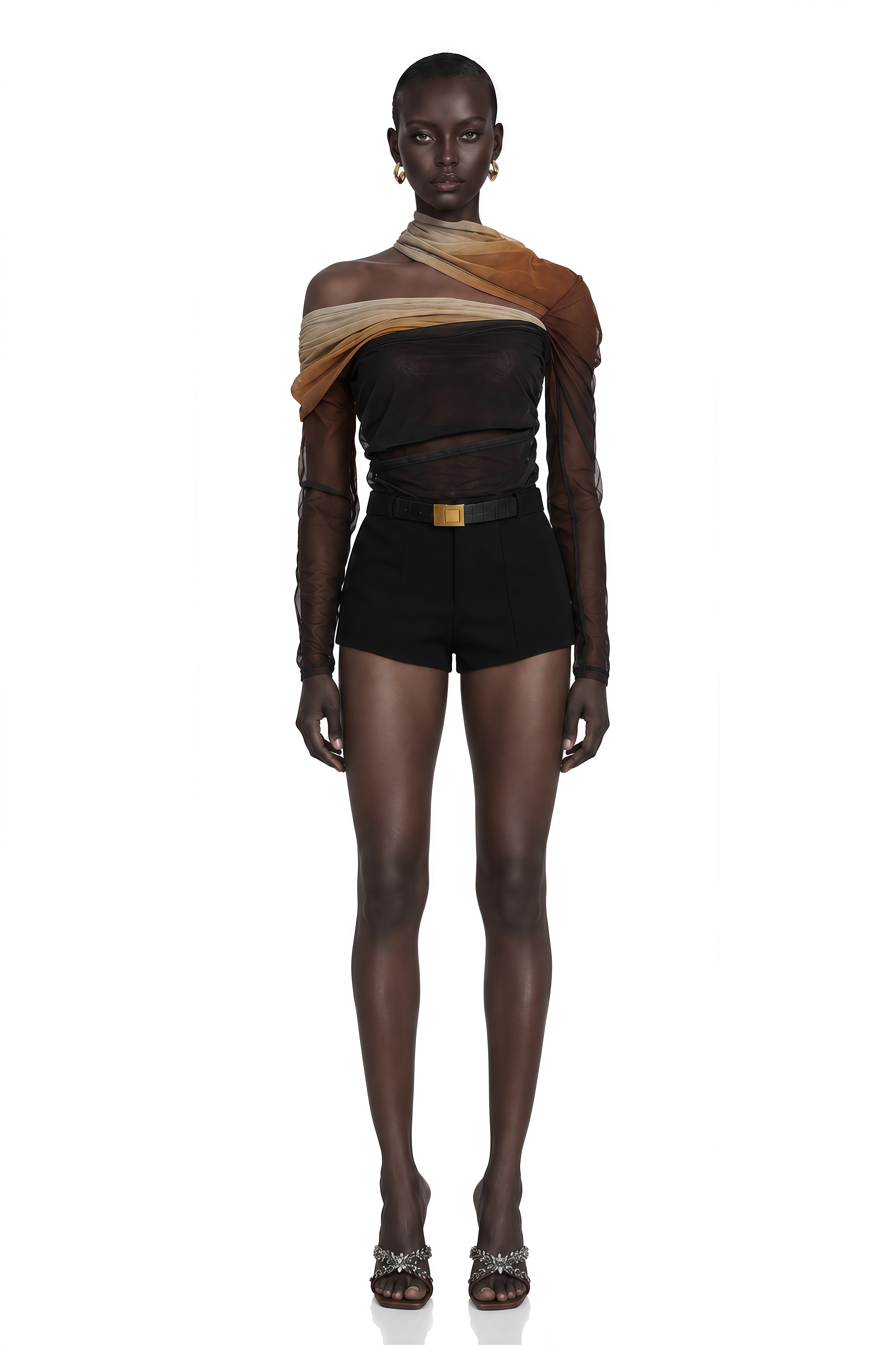 Aryana Belted Mini Shorts
