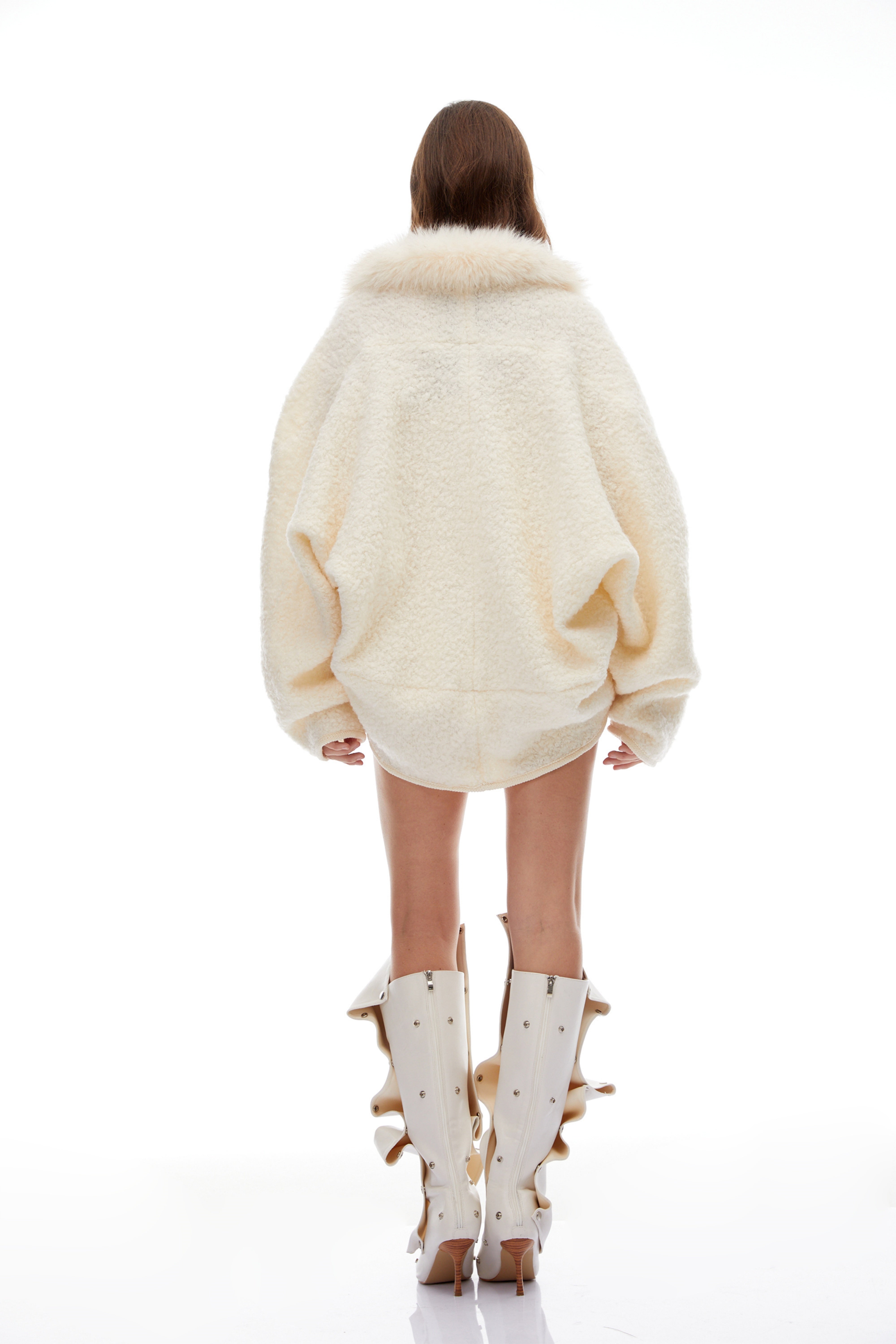 Faux Fur Cropped Jacket