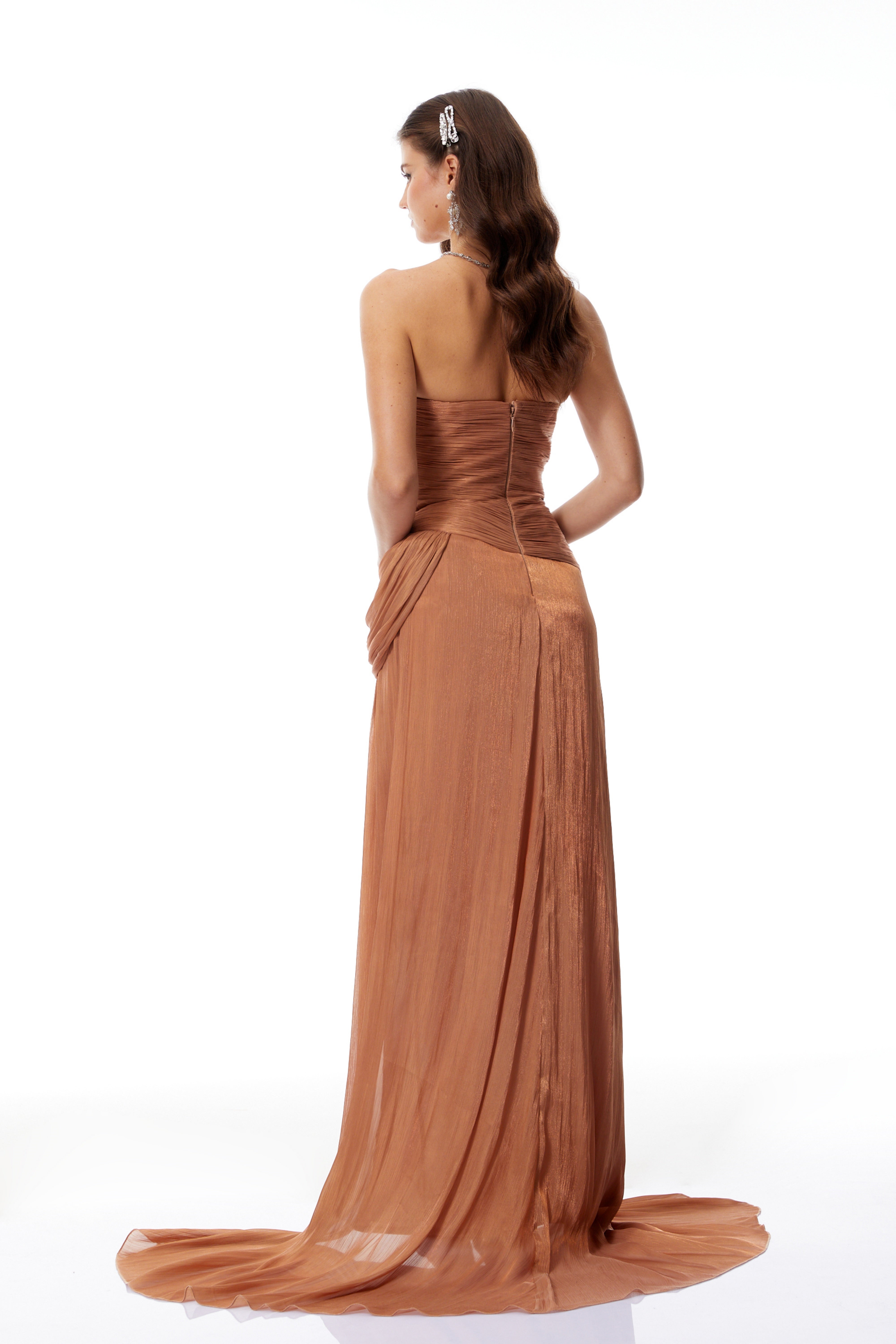 Drape Gown in Nude Color