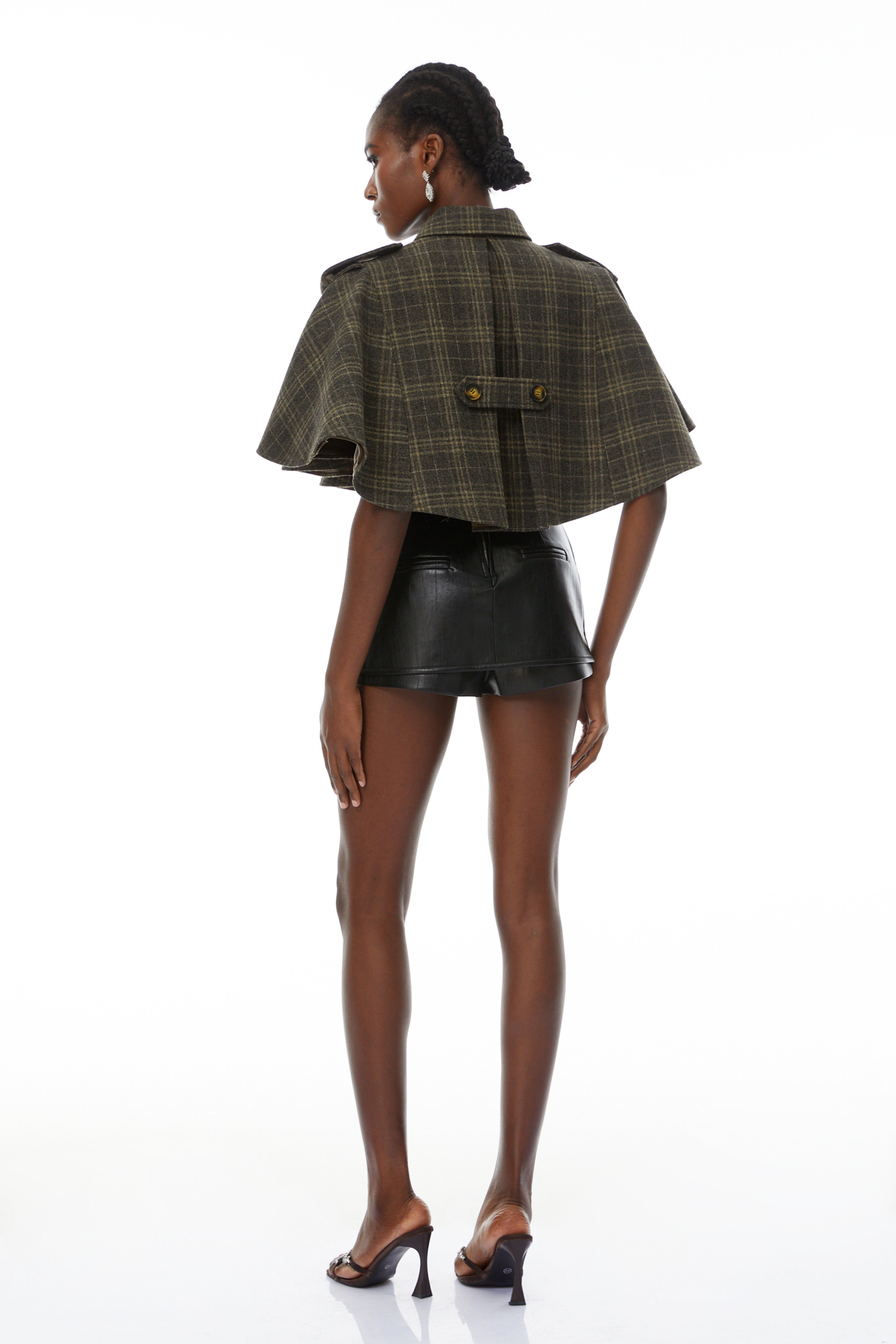 Wool Cape Coat