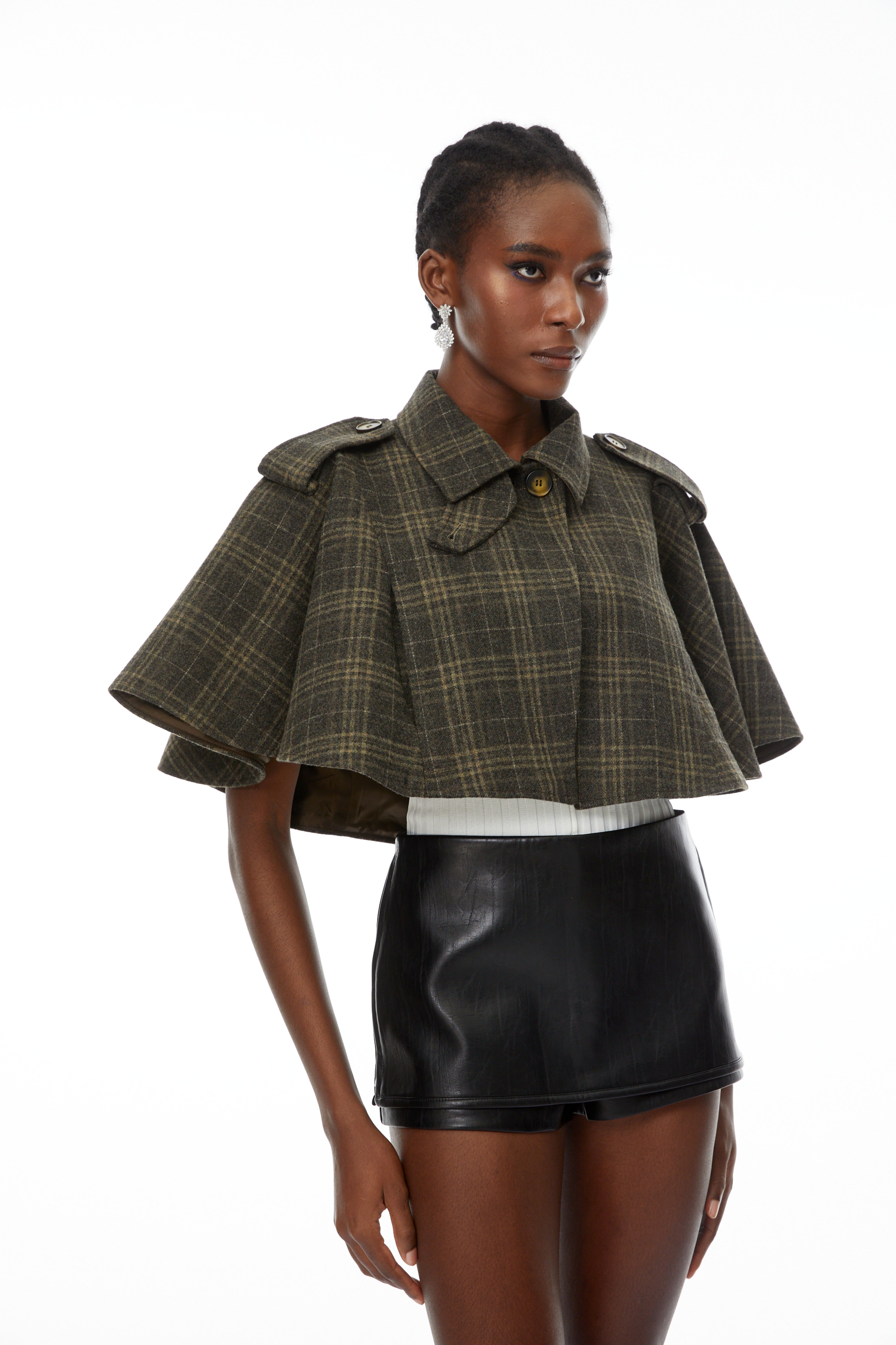 Wool Cape Coat