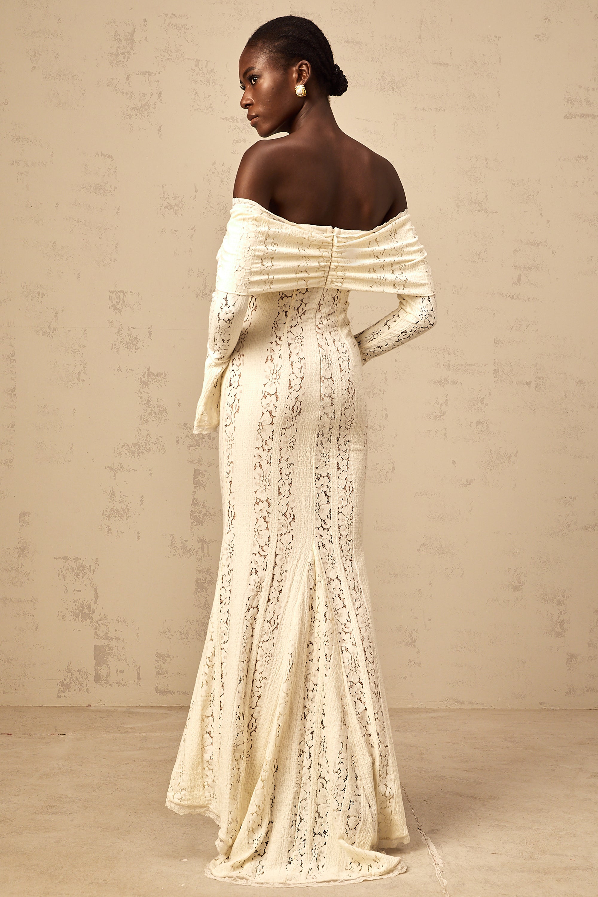 Floral Lace Long Dress