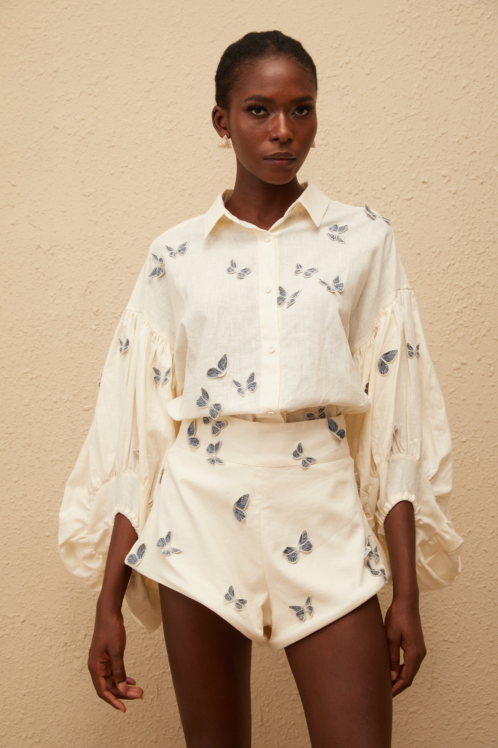 Linen Shirt & Matching Shorts