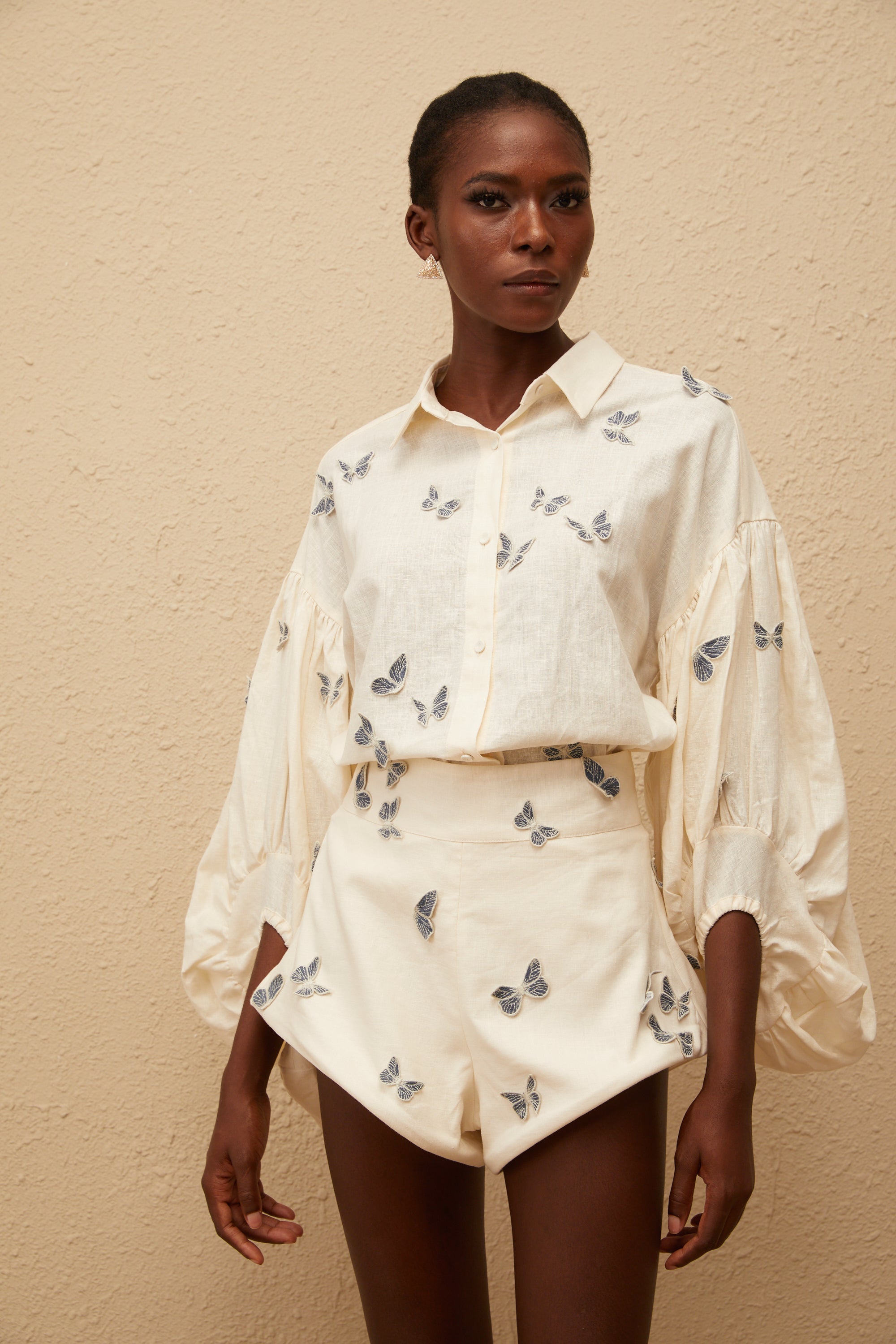 Linen Shirt & Matching Shorts