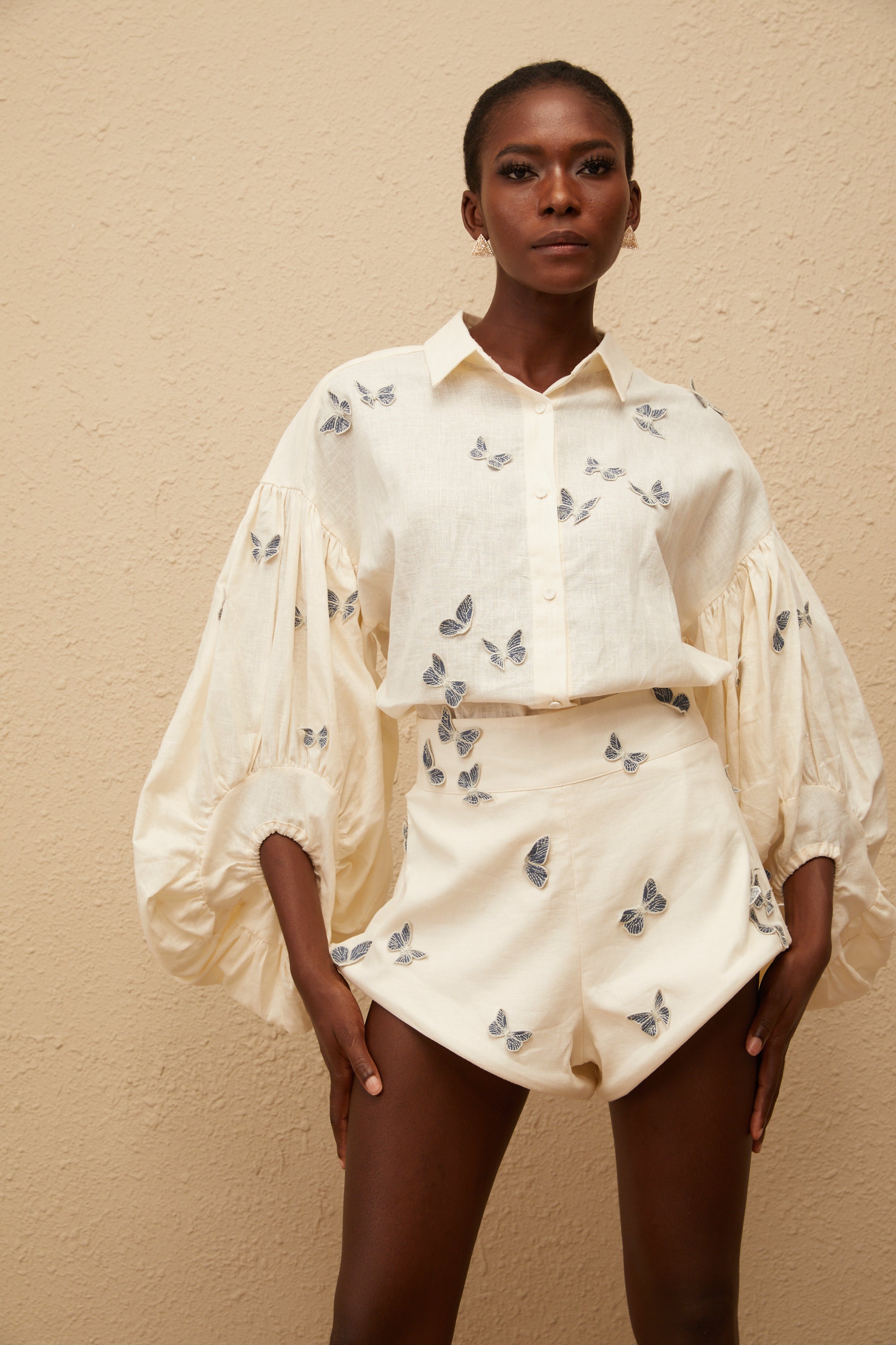 Linen Shirt & Matching Shorts