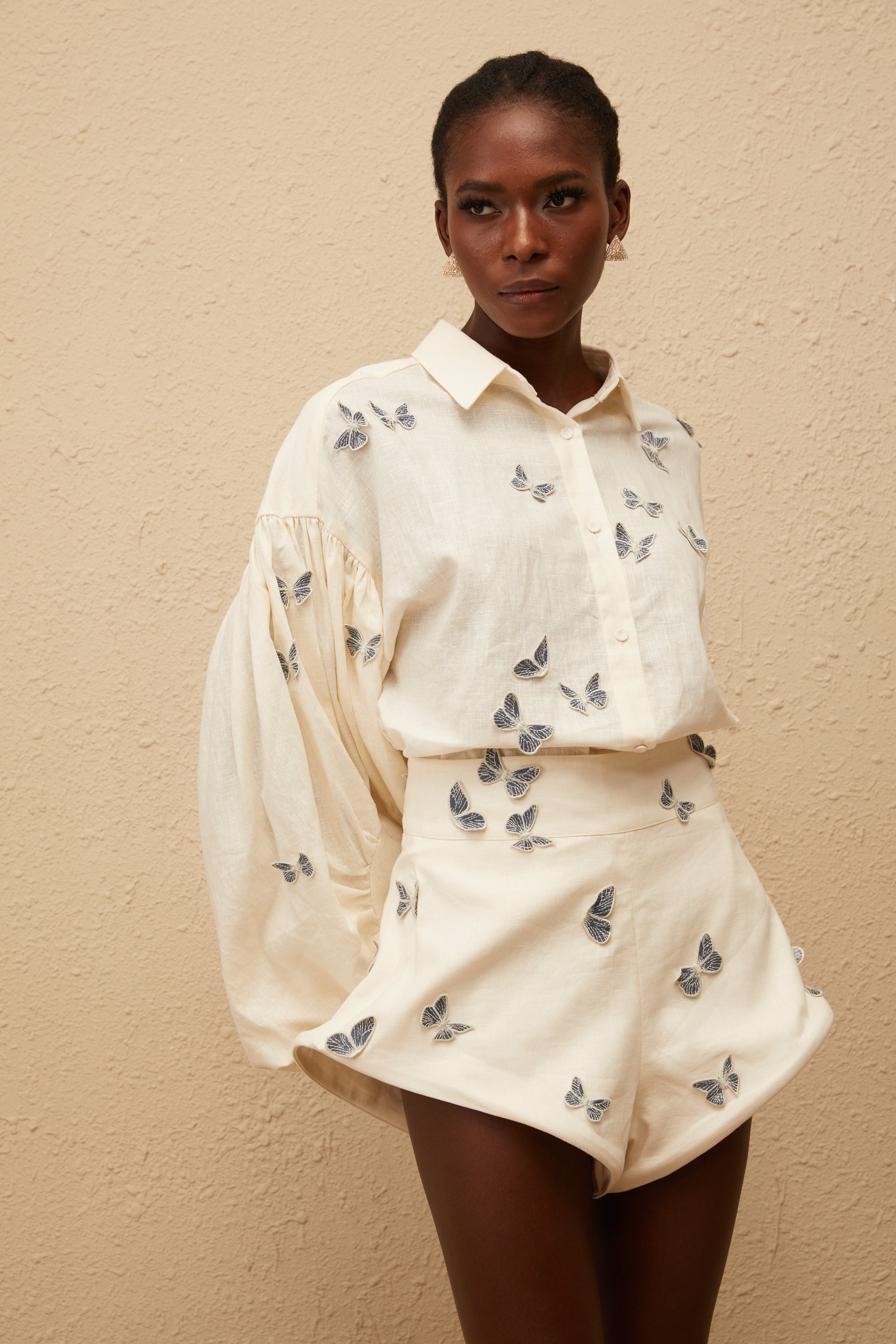 Linen Shirt & Matching Shorts