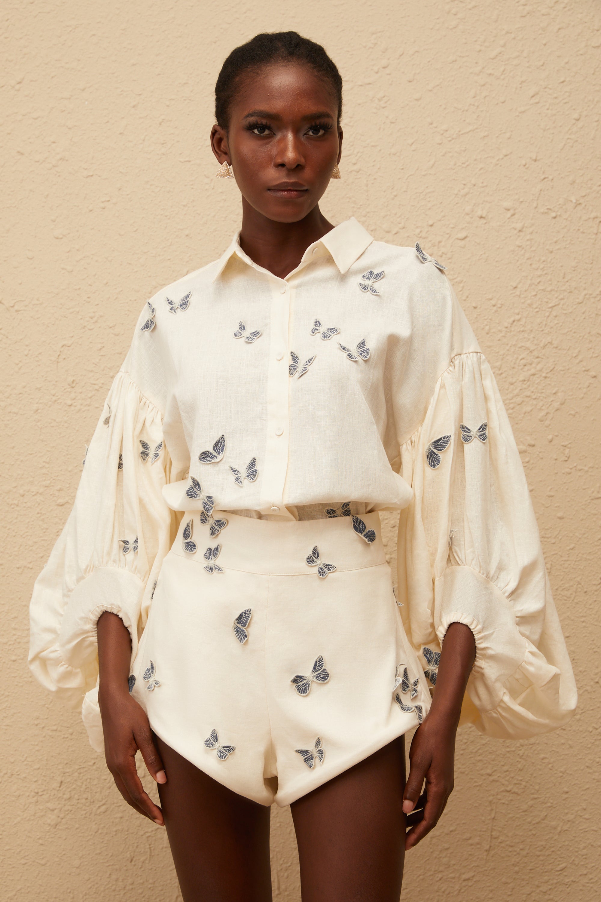 Linen Shirt & Matching Shorts