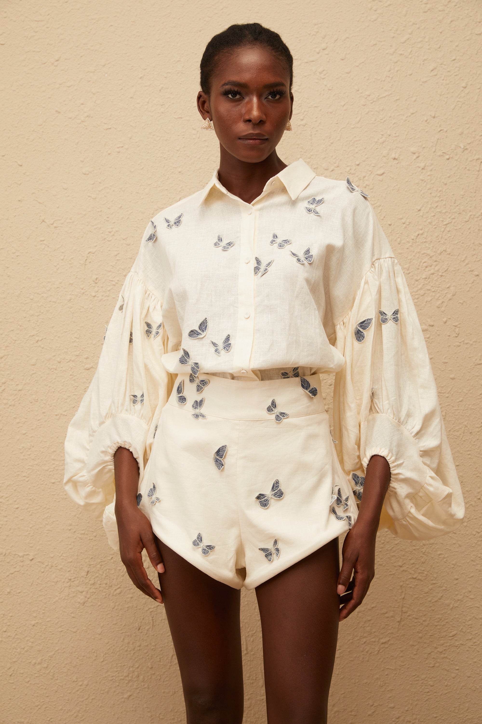 Linen Shirt & Matching Shorts