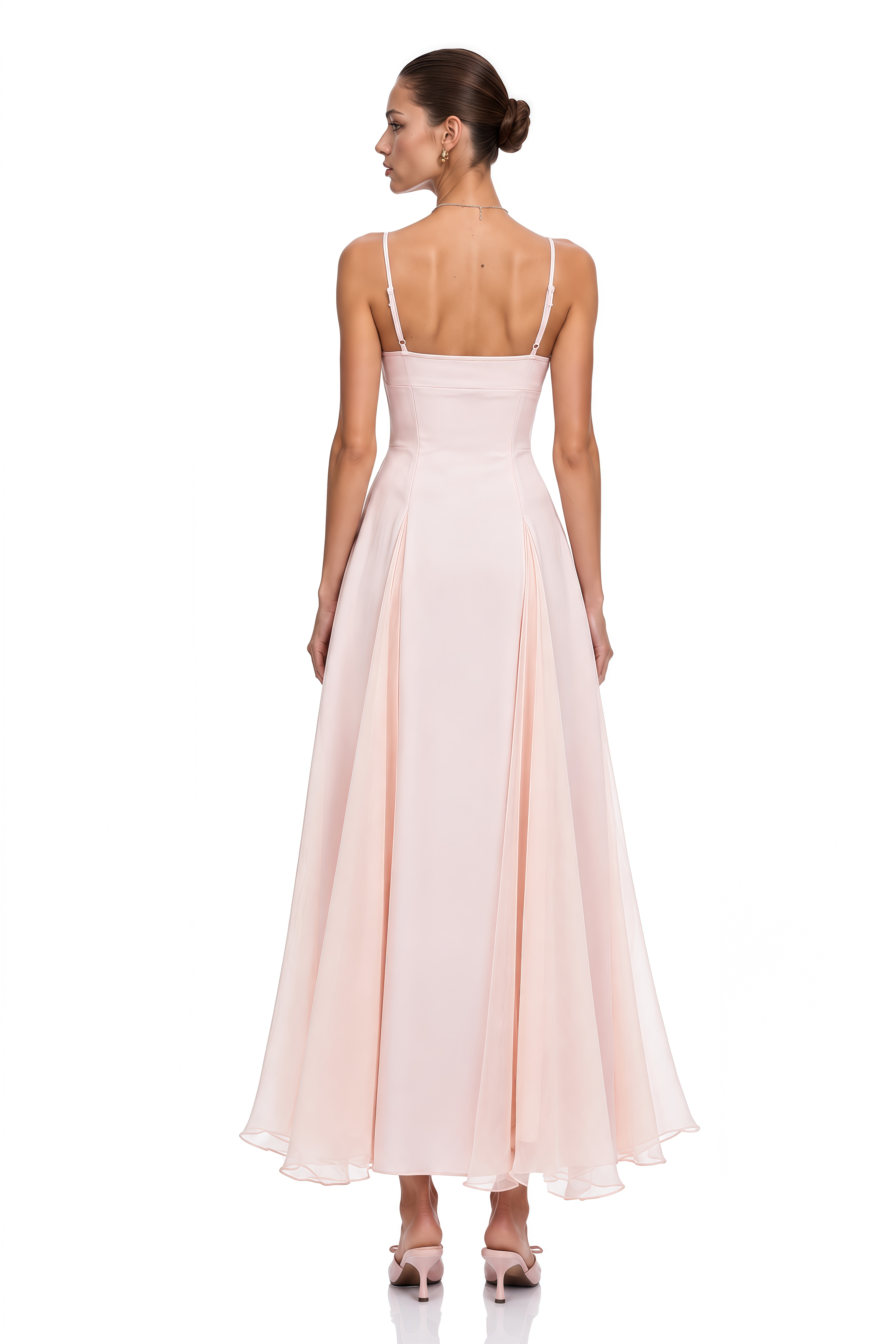 Sofie Pink Pleated Maxi Dress