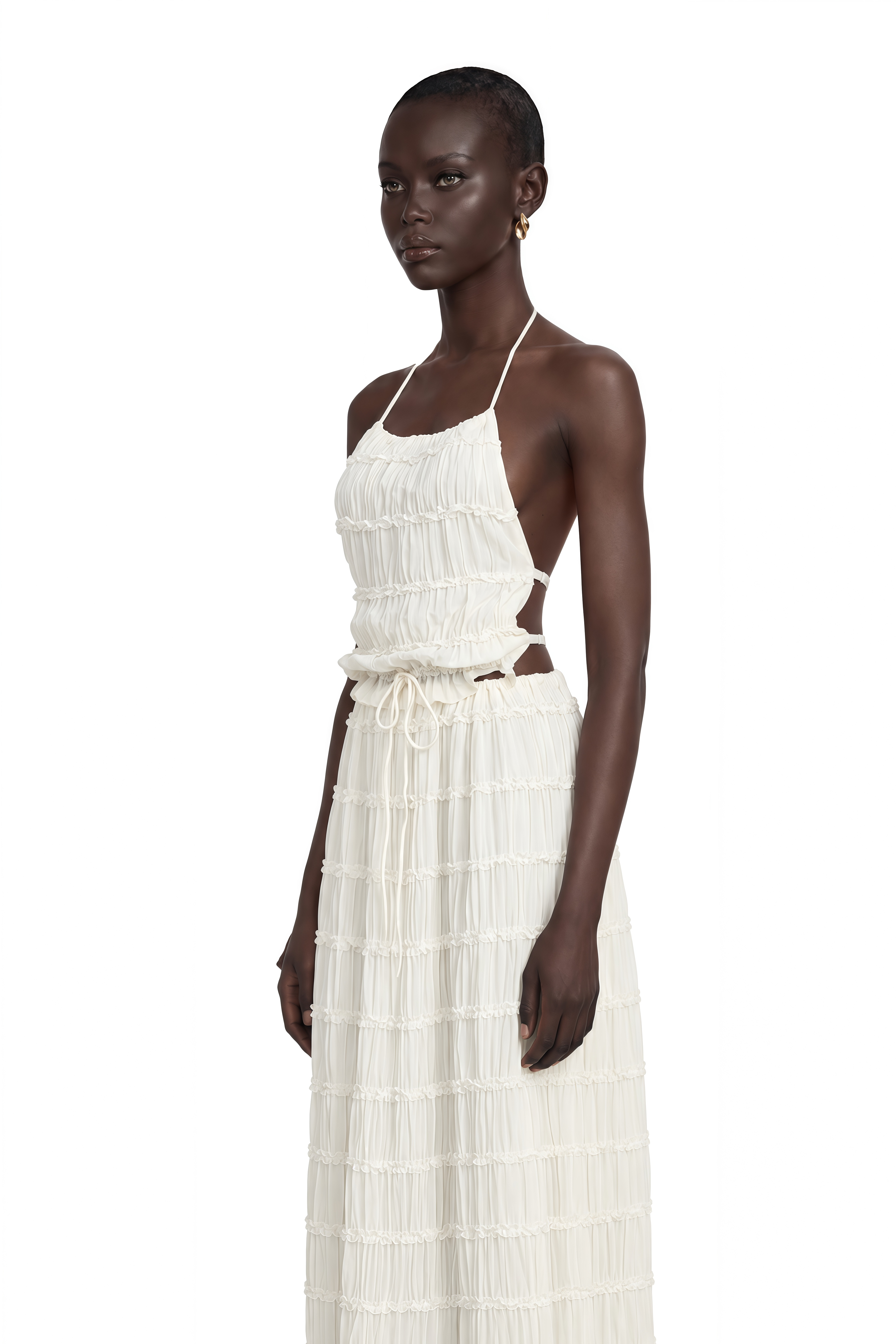 Alyssa Pleated Top & Skirt Matching Set