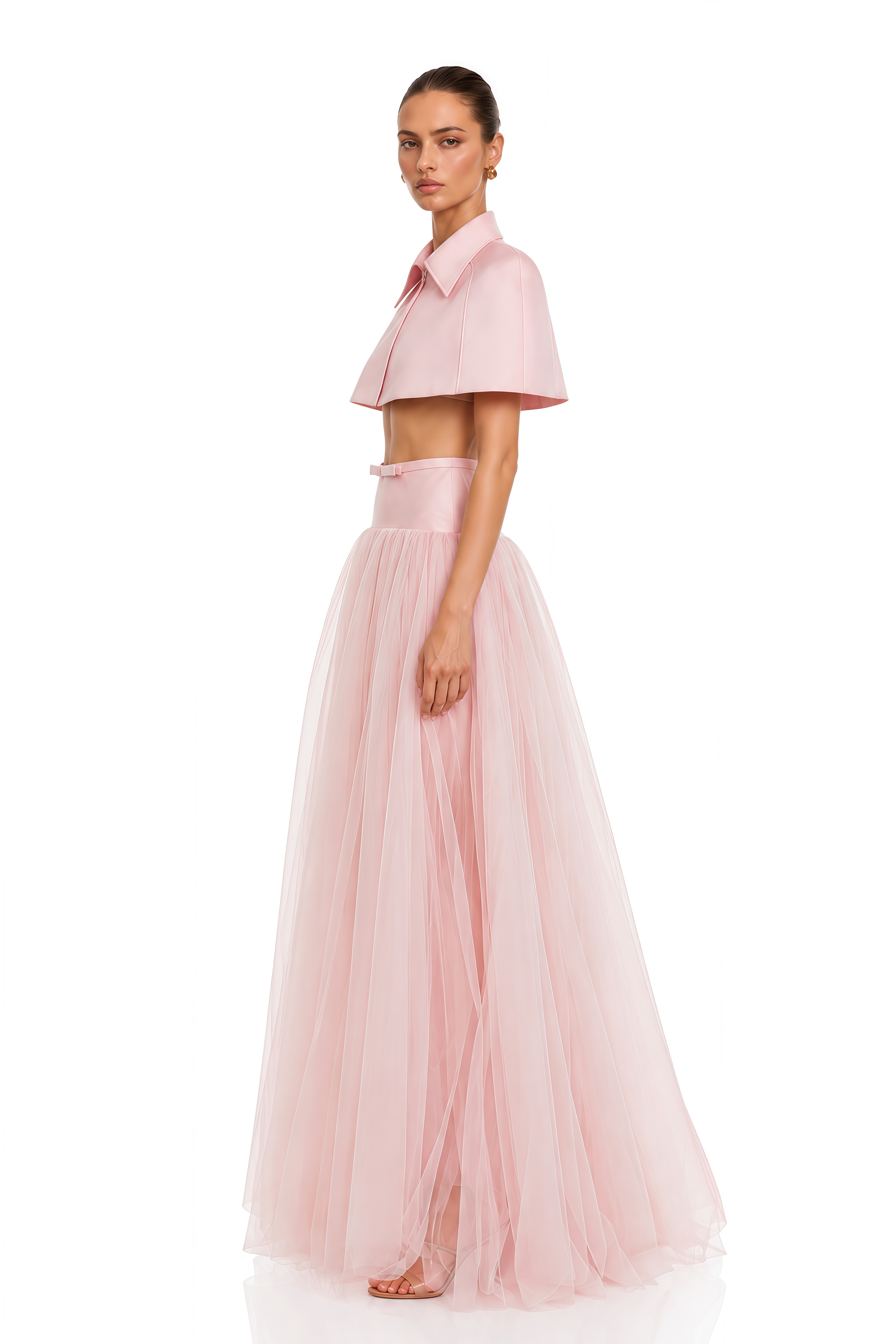 Clara Pink Cape Top & Tulle Skirt Set – Miss Rosier - Women's