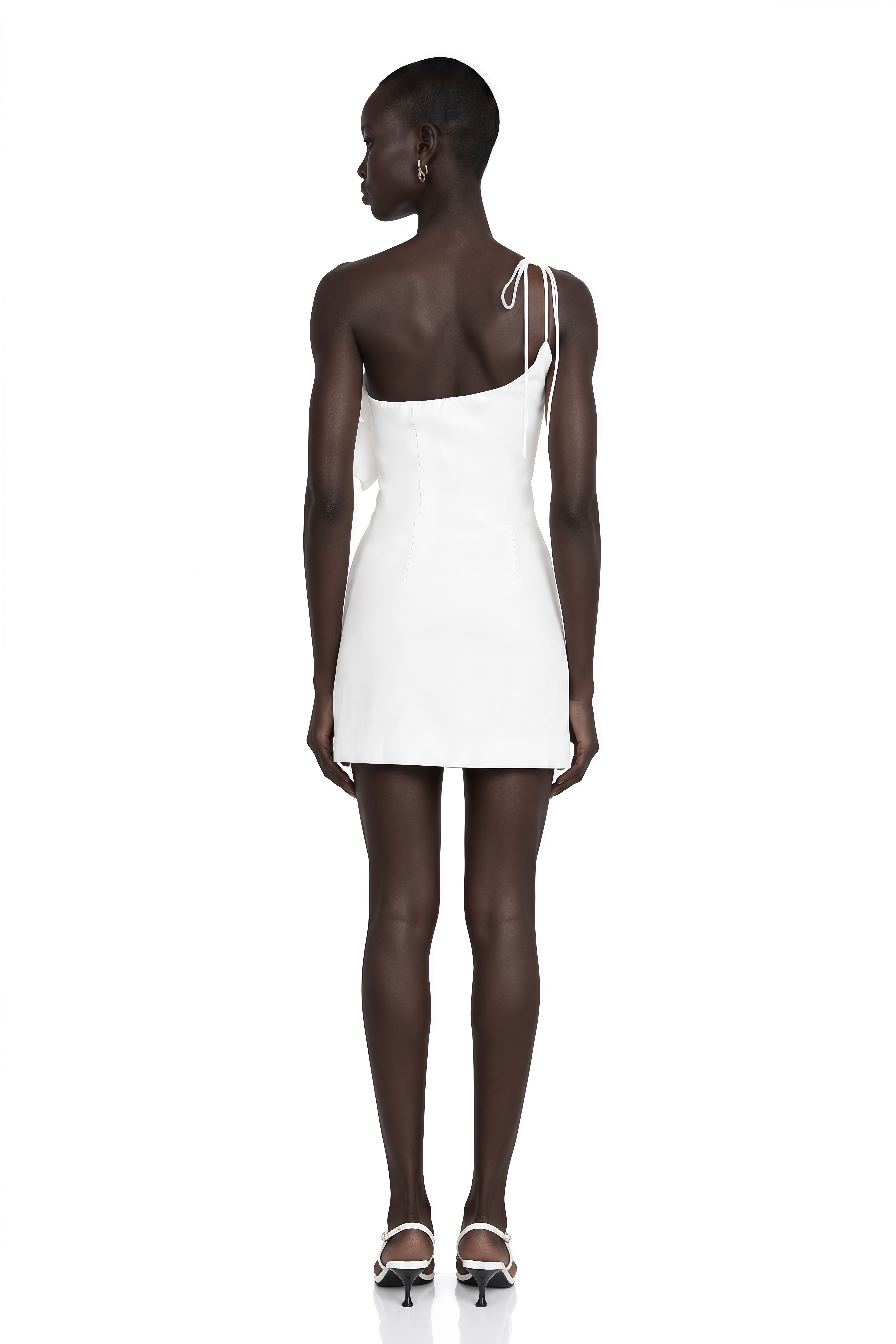 Liane White Floral Off-Shoulder Mini Dress