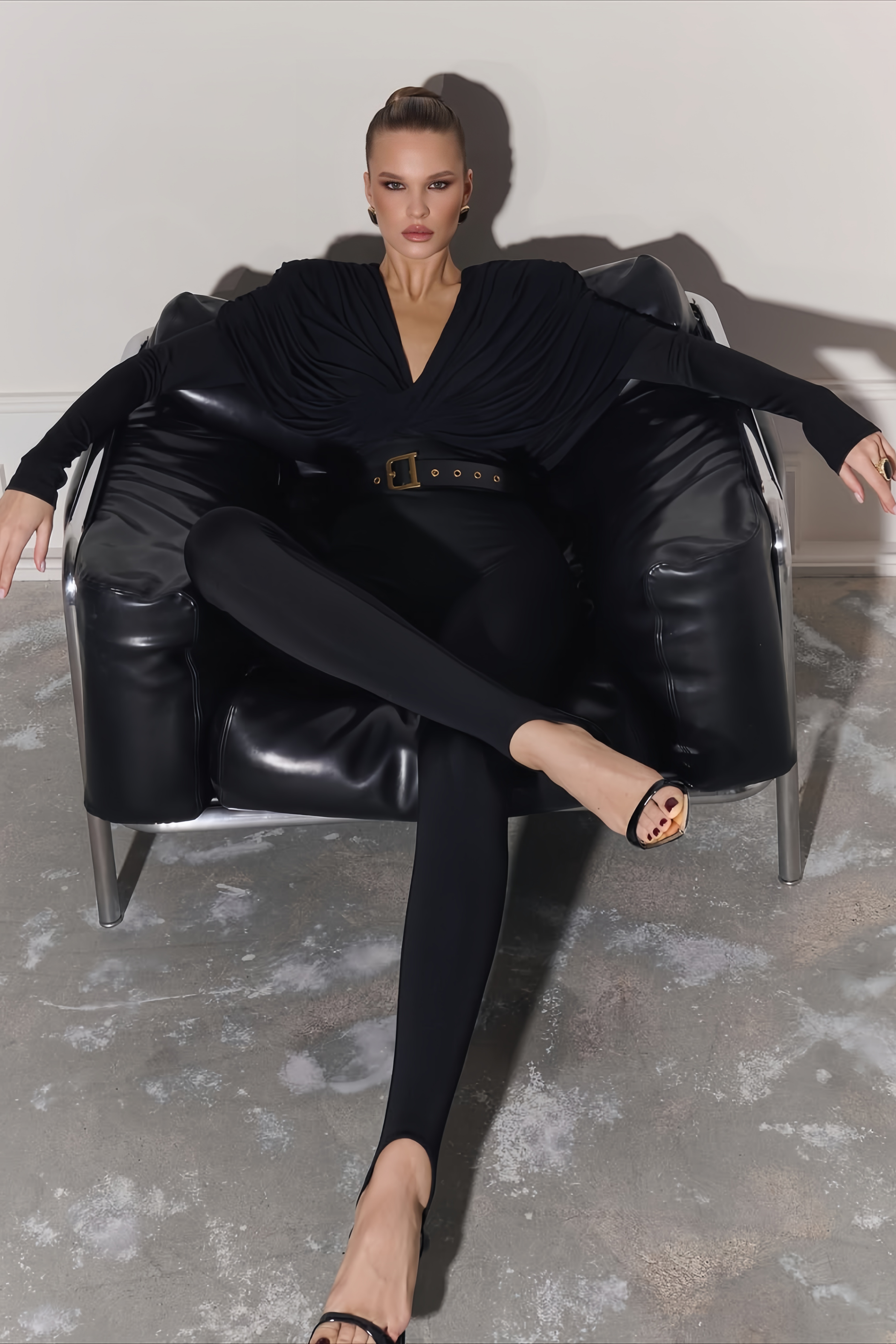 V-neck Jumpsuit