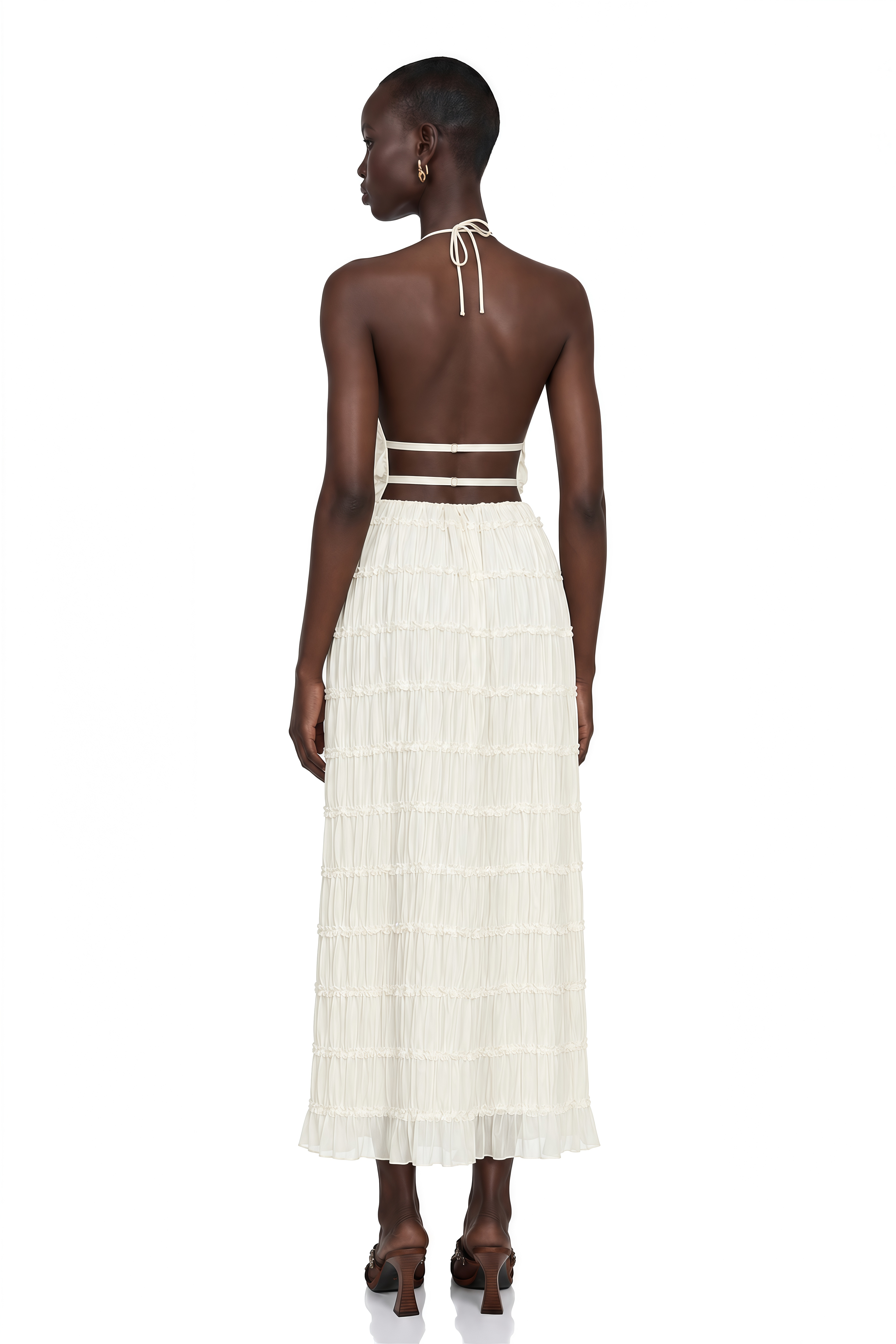 Alyssa Pleated Top & Skirt Matching Set