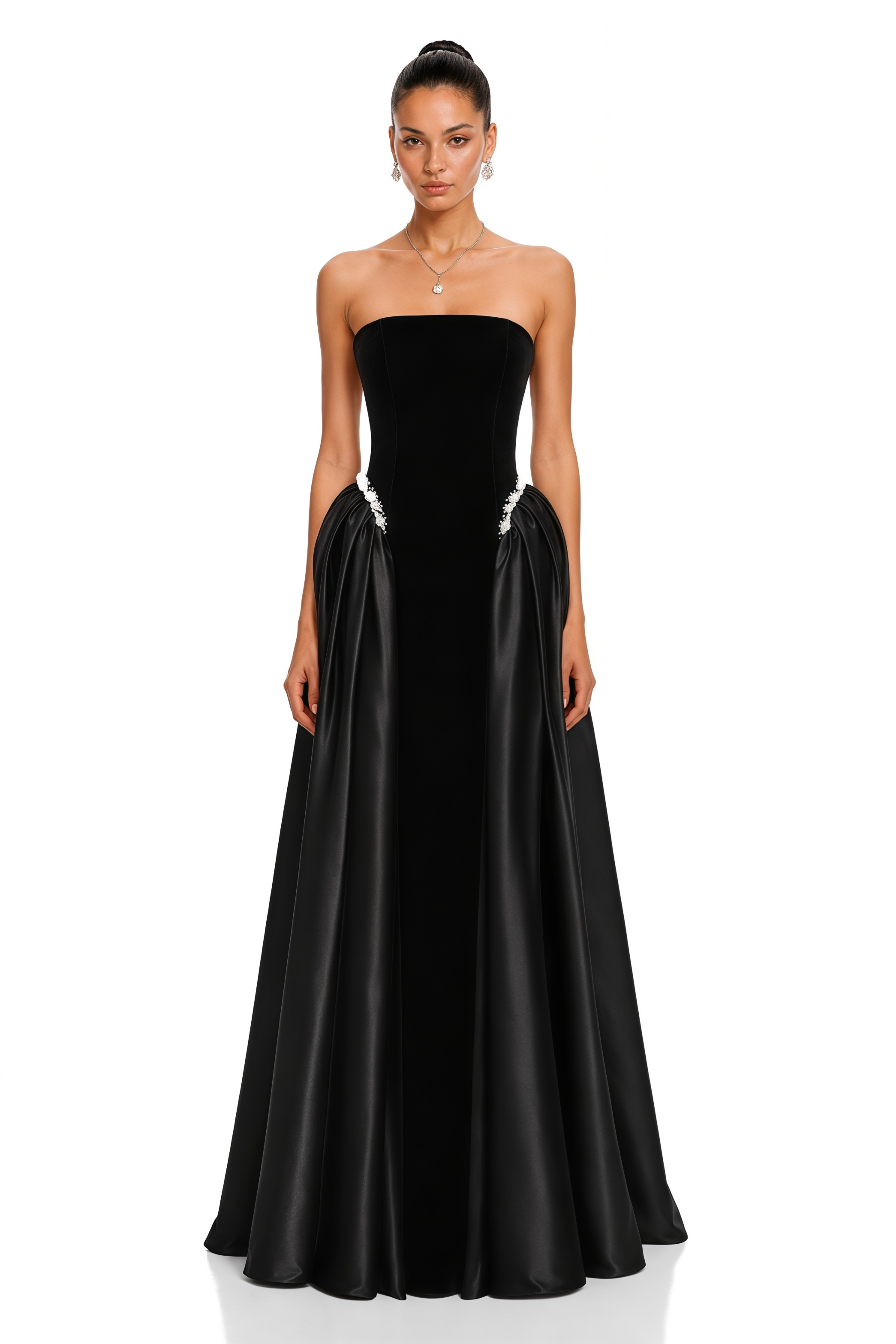 Miss rosier ブラック ロングドレス Miss Rosier Black Corset Dress