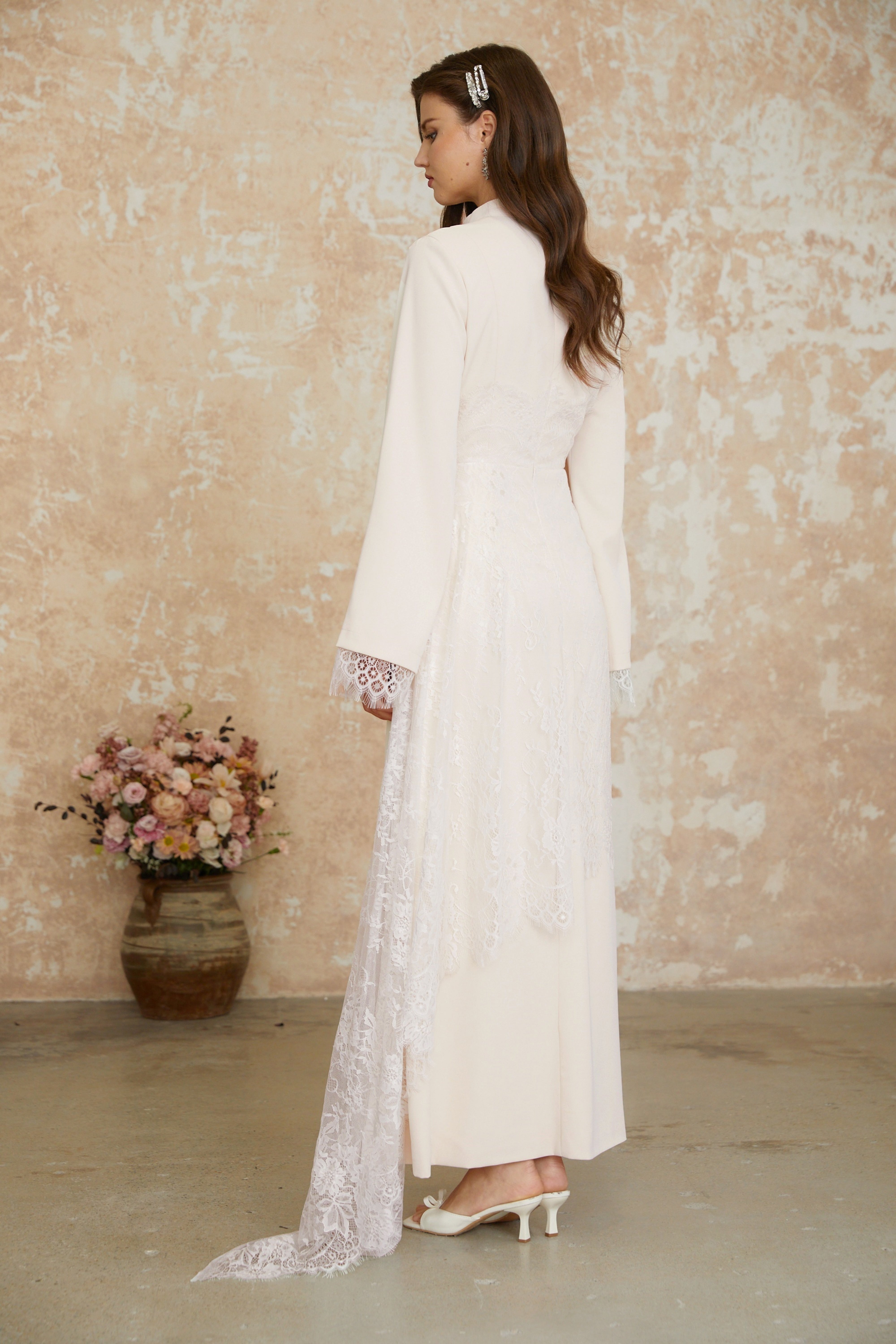 Aurora White Floral Lace Maxi Dress – Miss Rosier - Women's Online