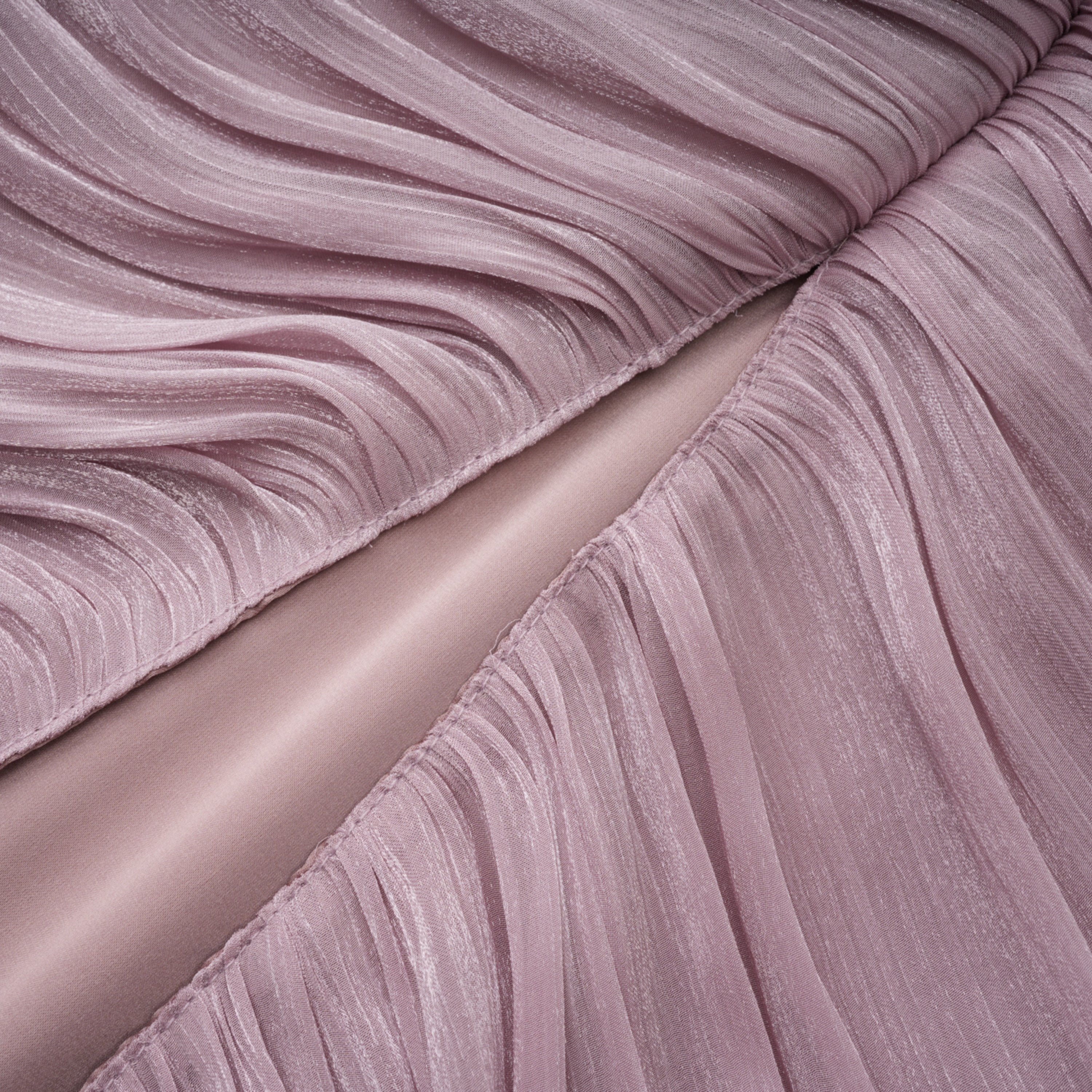 Belinha Soft lilac Ruched Corset Maxi Dress