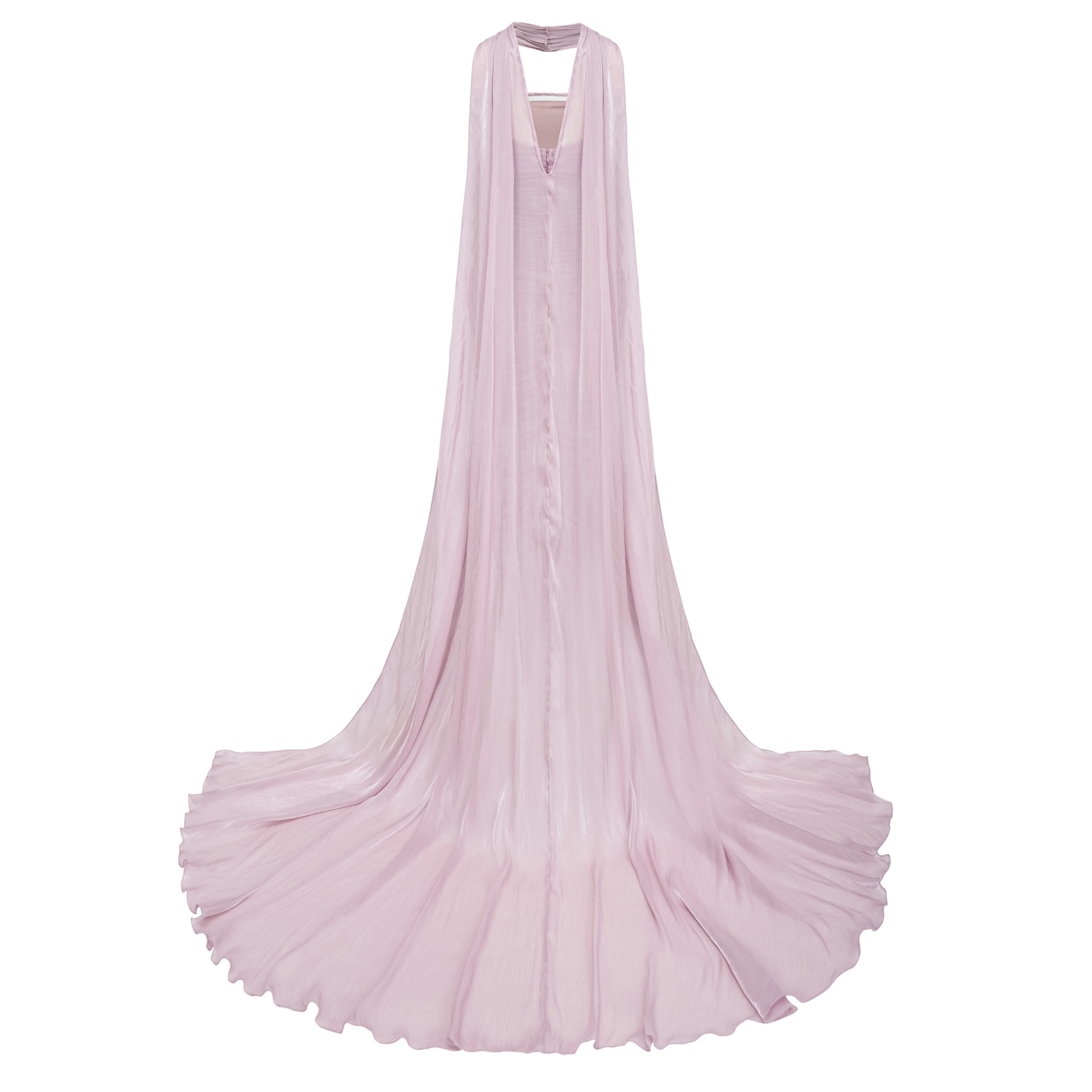 Belinha Soft lilac Ruched Corset Maxi Dress